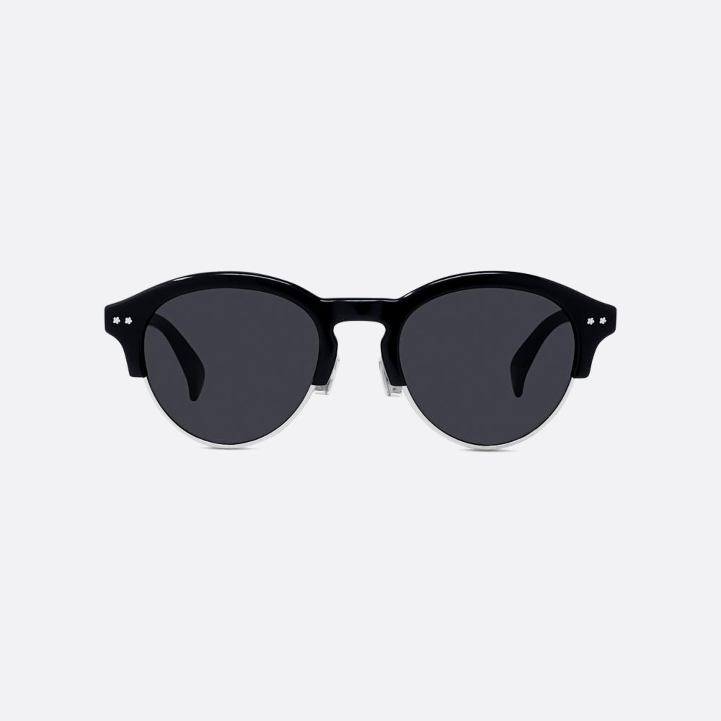 Kenzo 50mm Boke Flower 01a Black Round Unisex Sunglasses - Main View