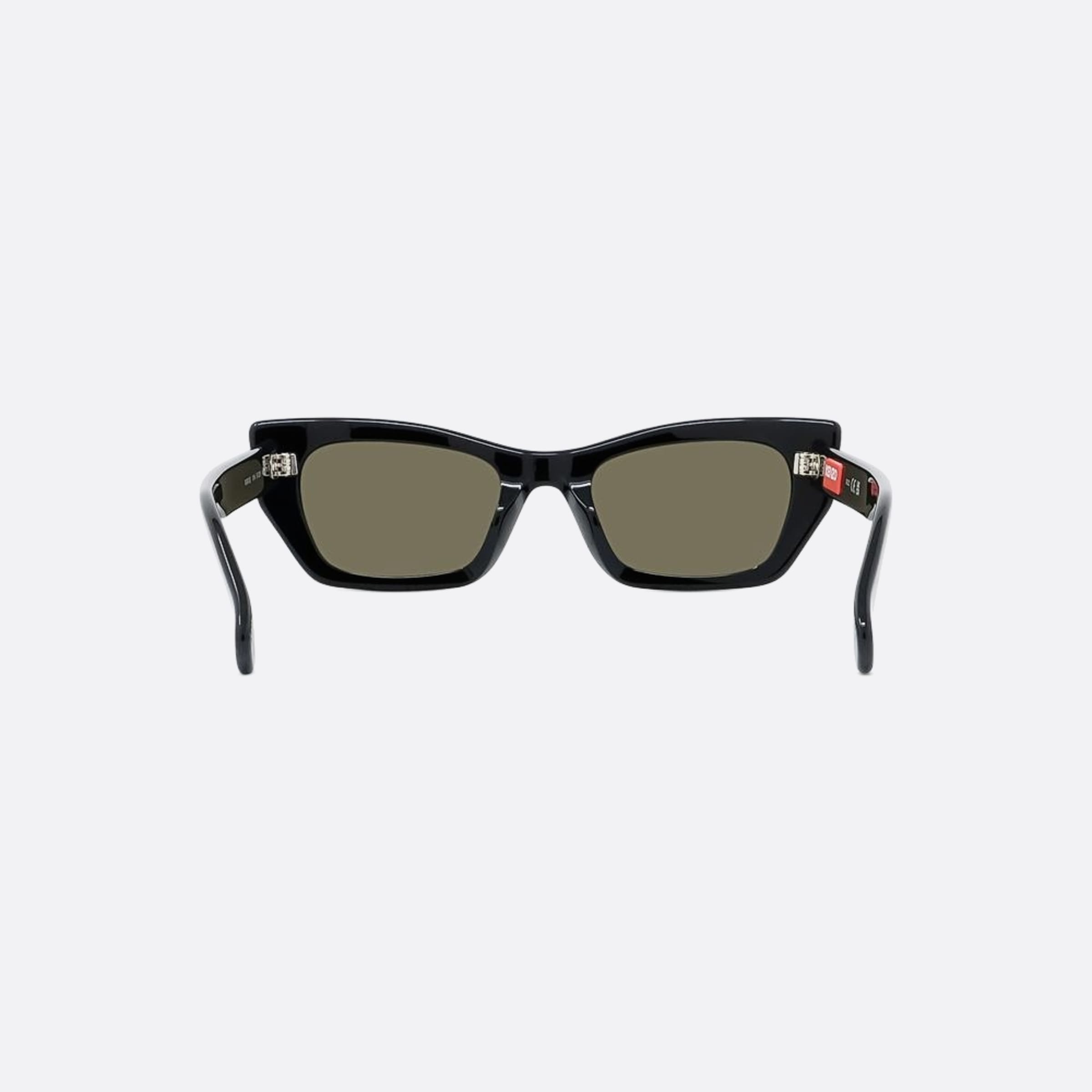 Kenzo 51mm Boke Flower 01n Black Geometric Unisex Sunglasses - Additional Angle
