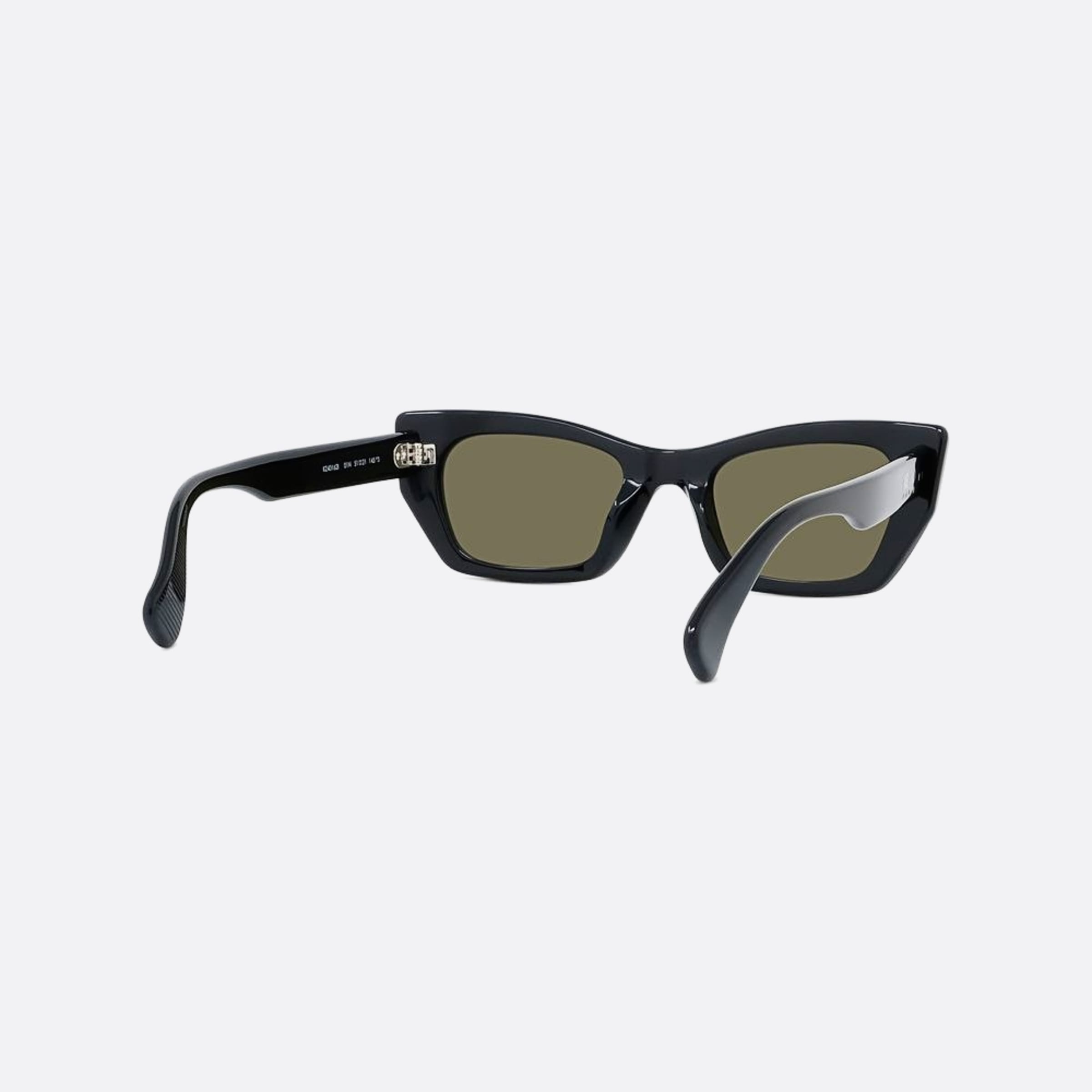 Kenzo 51mm Boke Flower 01n Black Geometric Unisex Sunglasses - Additional Angle