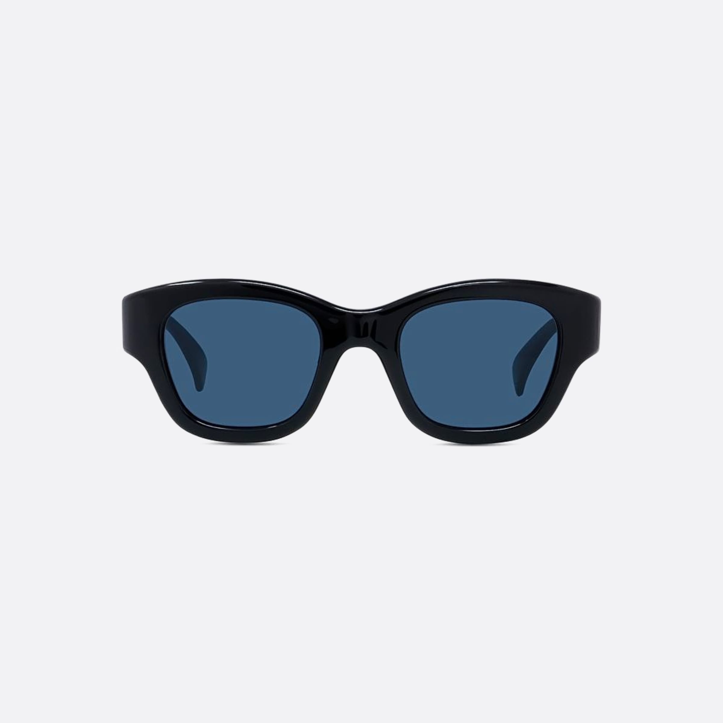 Kenzo 49mm Boke Flower 01v Black Geometric Unisex Sunglasses - Main View
