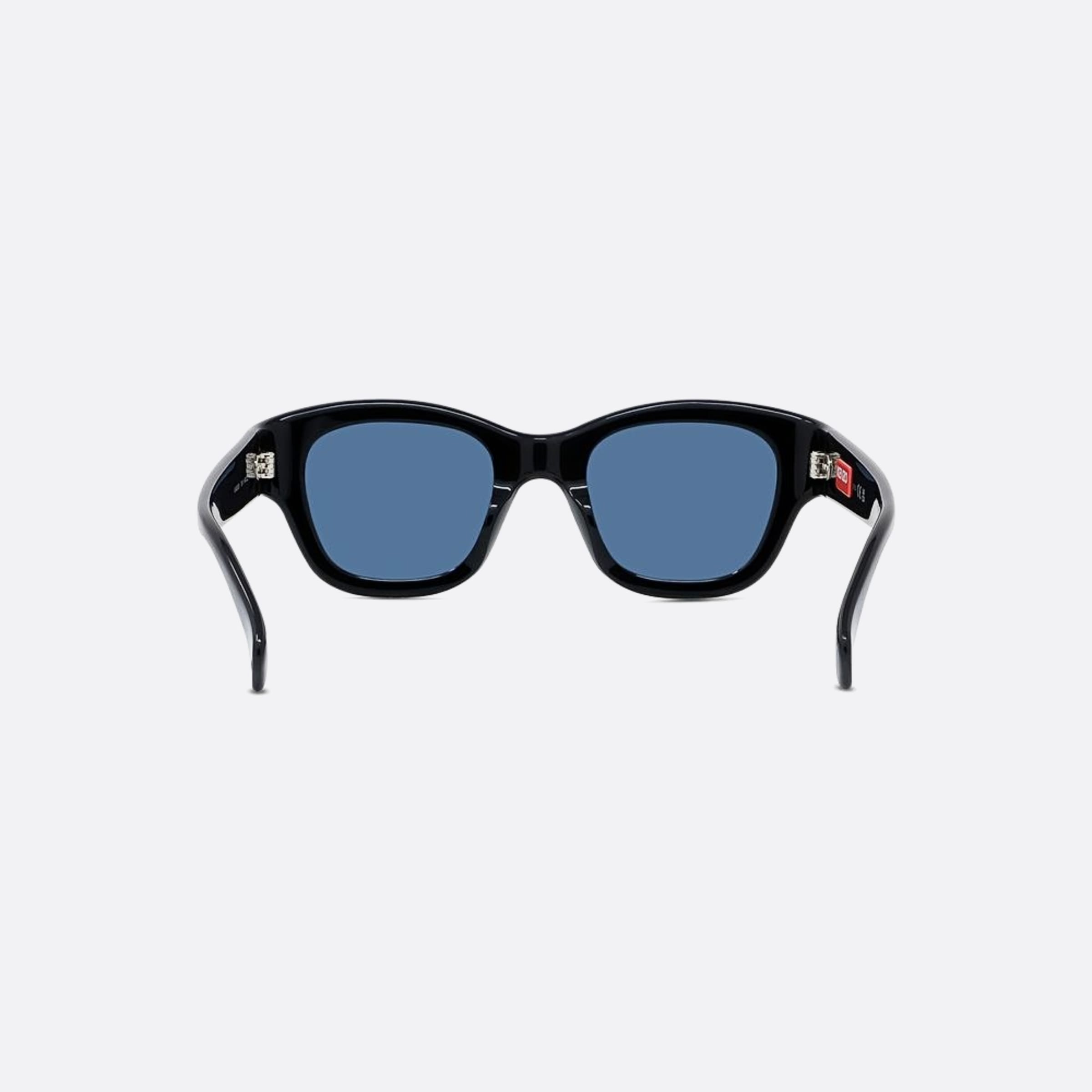 Kenzo 49mm Boke Flower 01v Black Geometric Unisex Sunglasses - Additional Angle