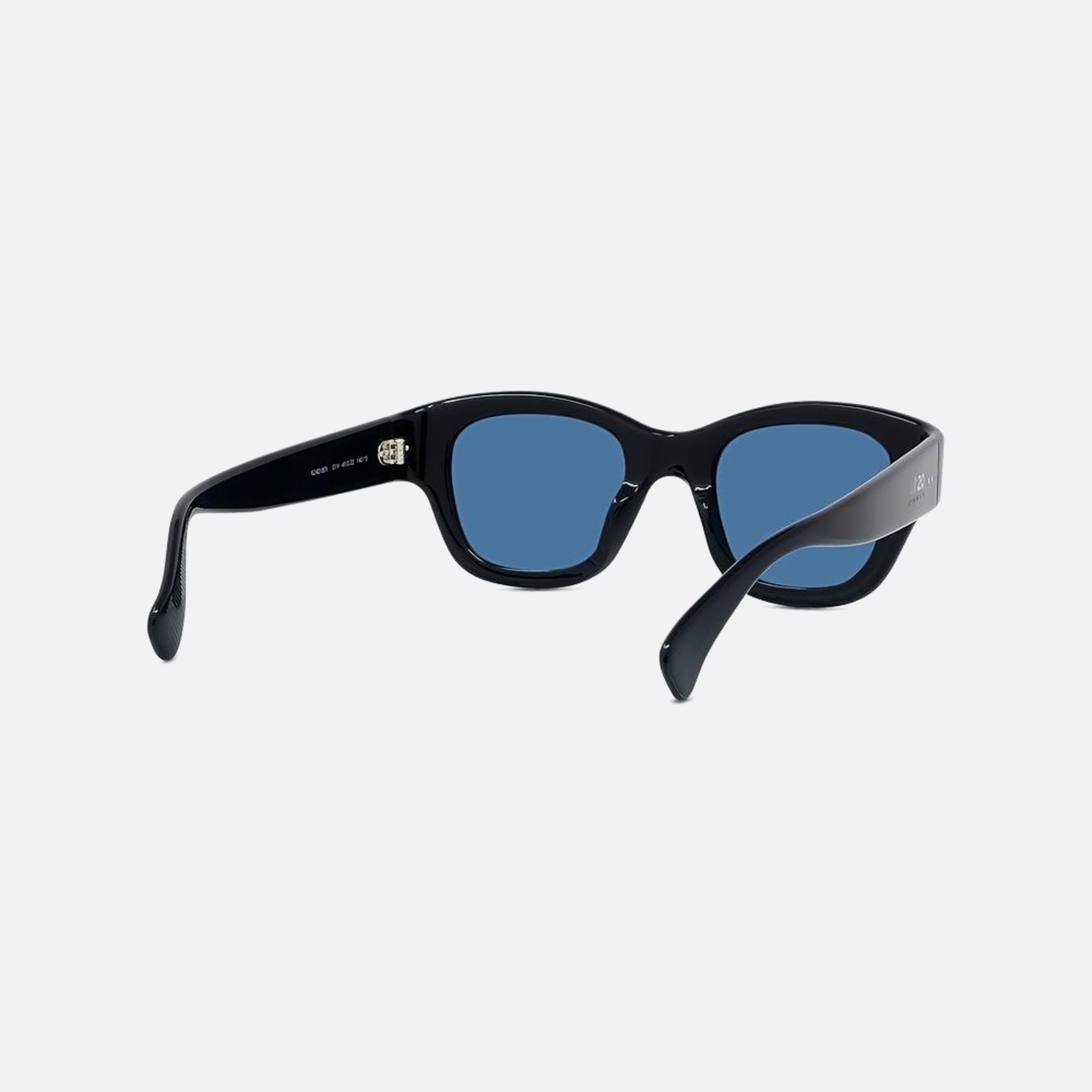 Kenzo 49mm Boke Flower 01v Black Geometric Unisex Sunglasses - Additional Angle