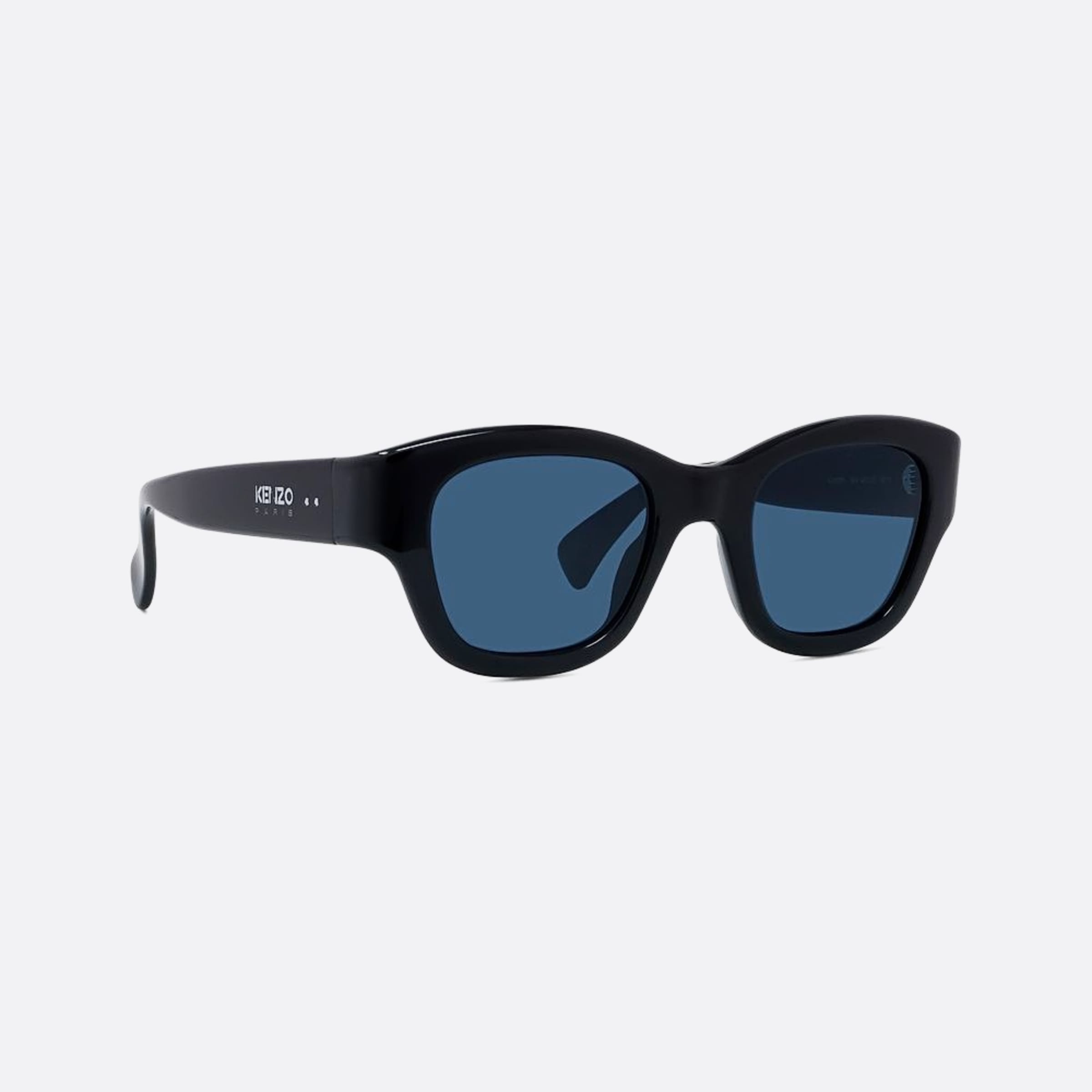 Kenzo 49mm Boke Flower 01v Black Geometric Unisex Sunglasses - Additional Angle