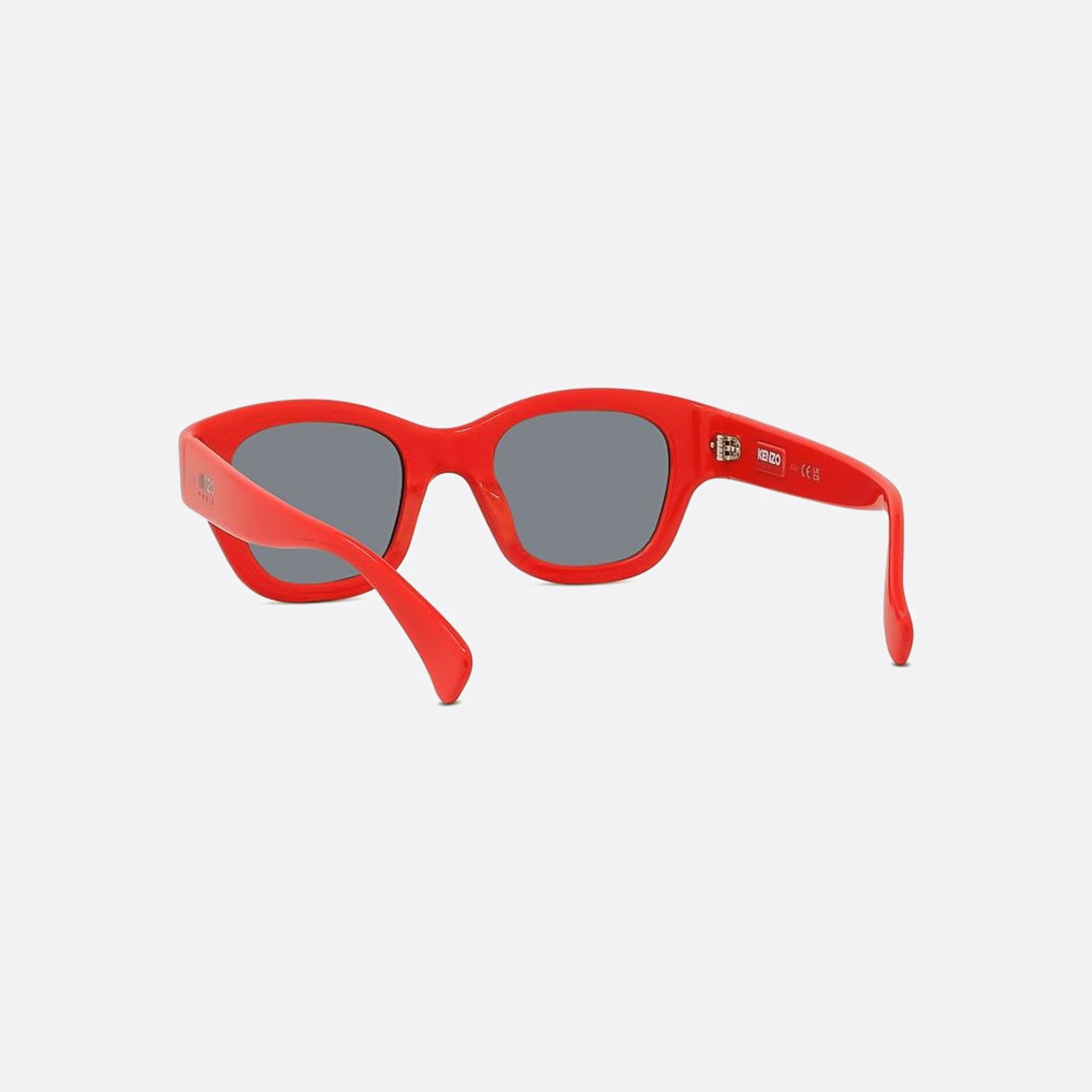 Kenzo 49mm Boke Flower 66a Red Geometric Unisex Sunglasses - Lifestyle Shot