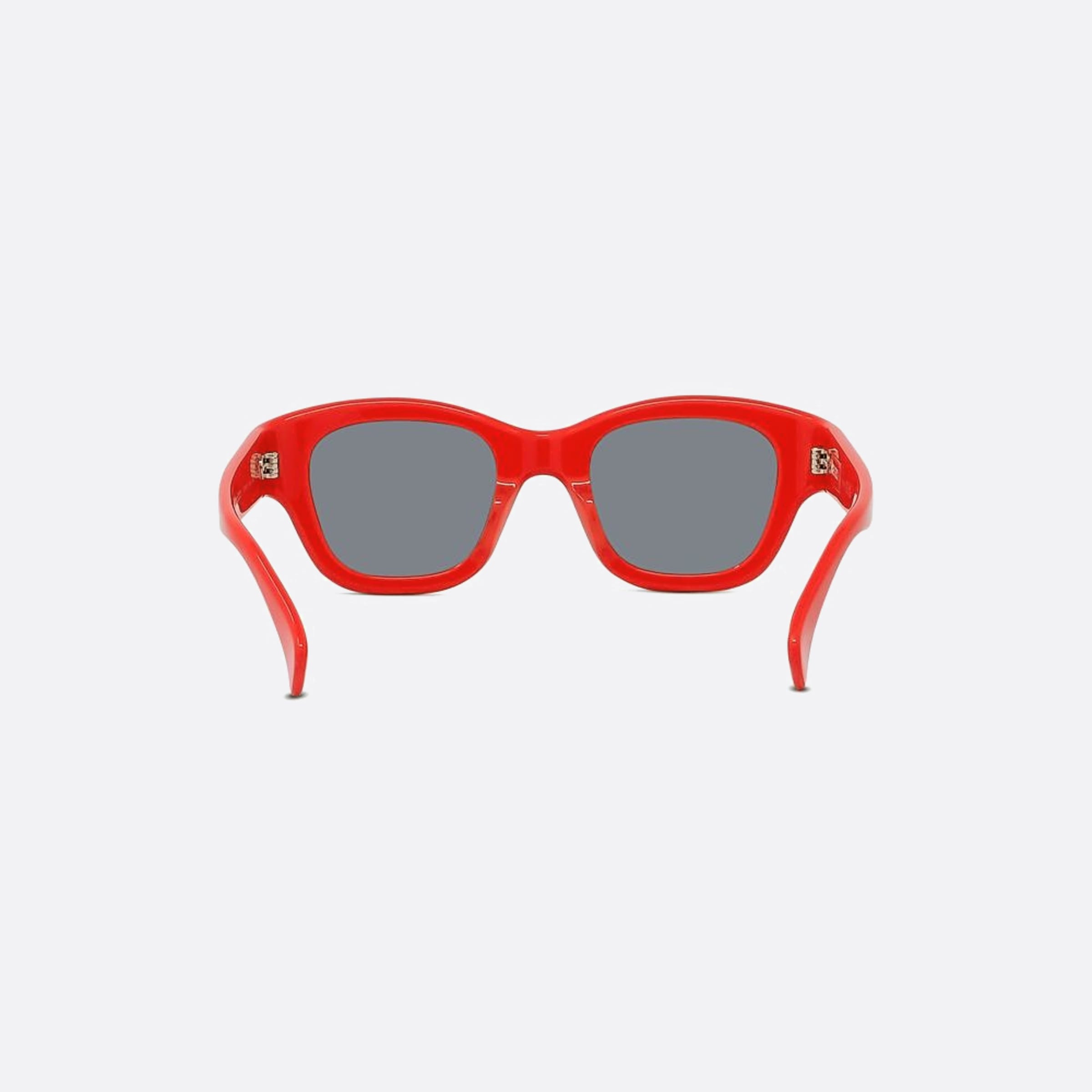 Kenzo 49mm Boke Flower 66a Red Geometric Unisex Sunglasses - Additional Angle