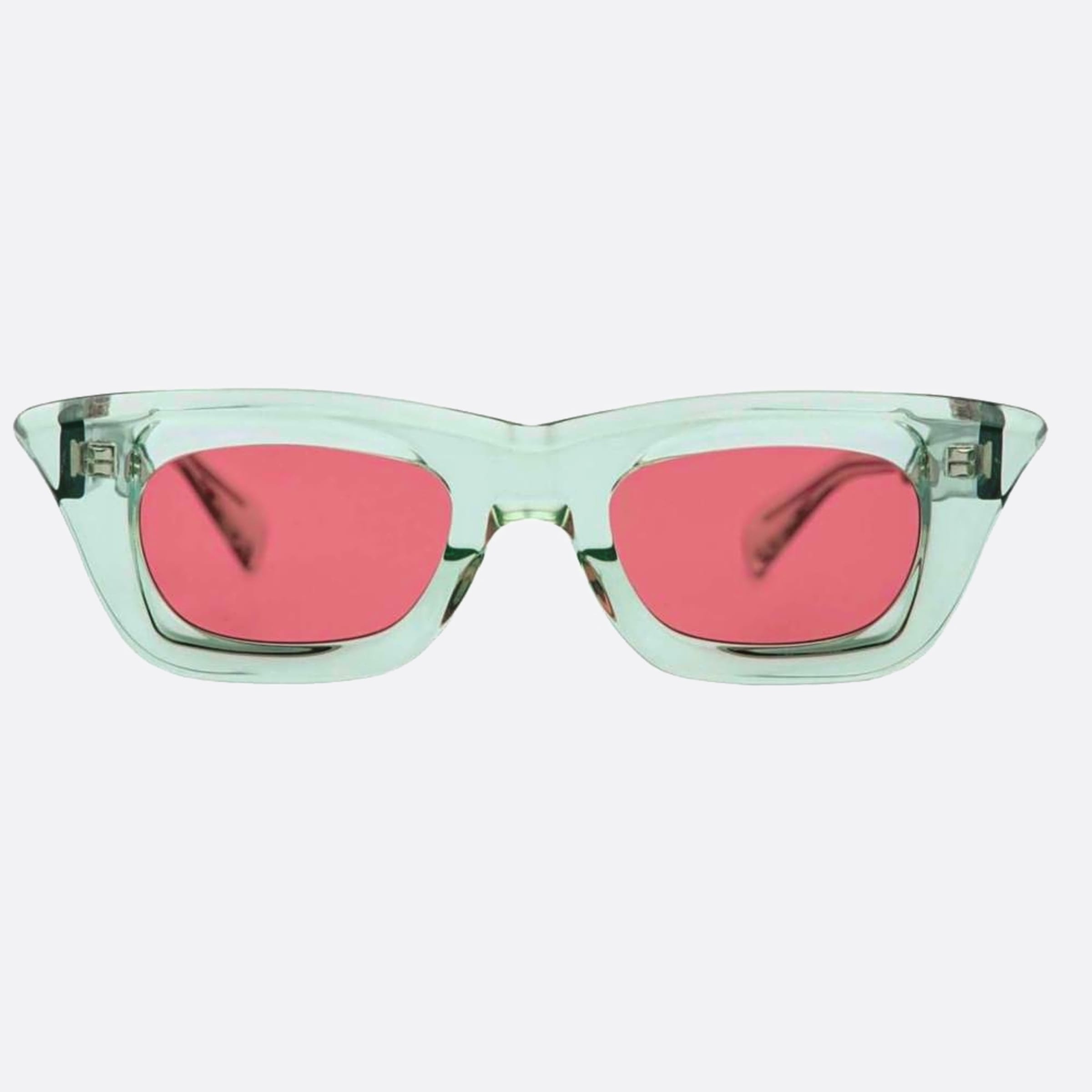 Kuboraum 51mm Maske C20 Green Butterfly Women Sunglasses - Main View