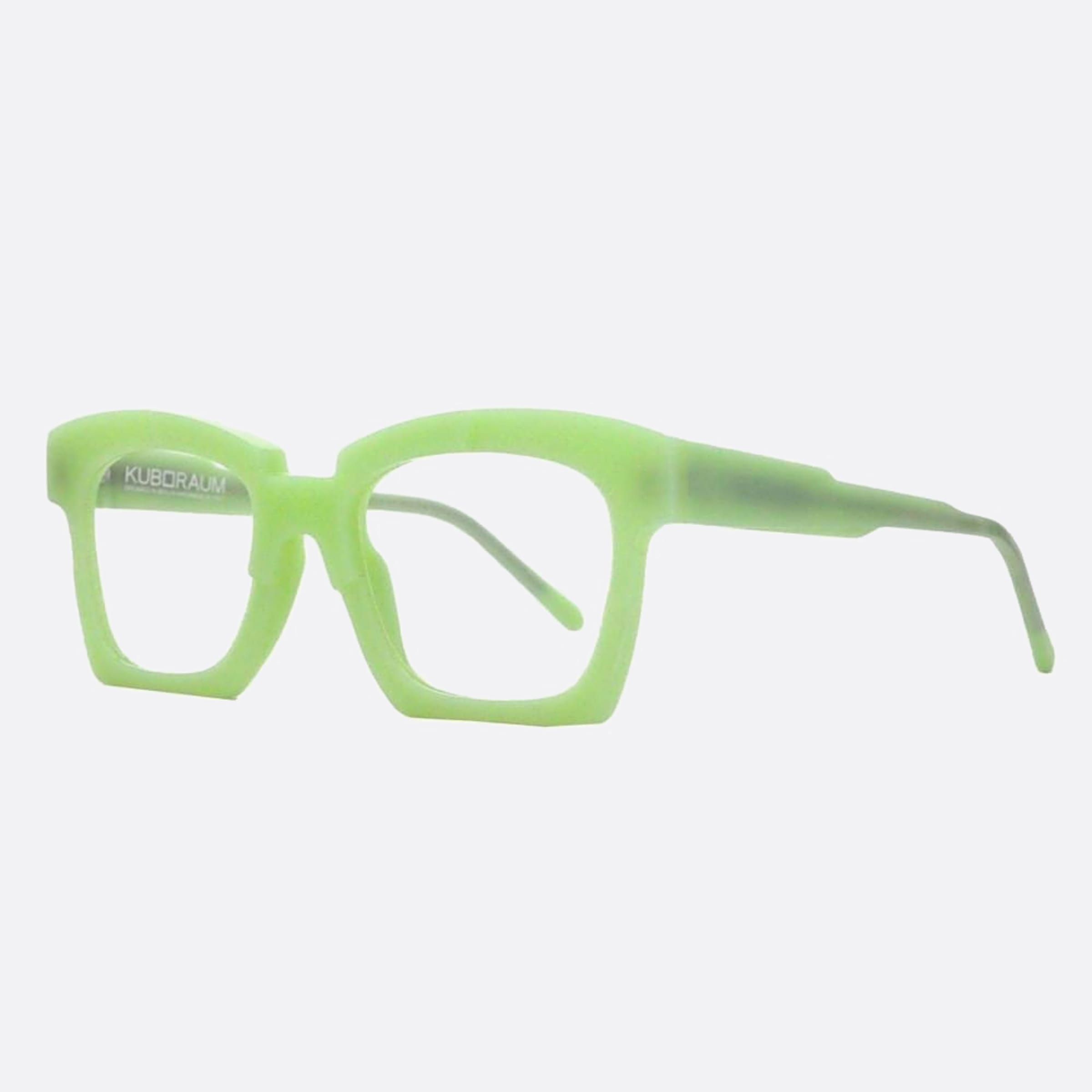 Kuboraum 51mm Maske Mmt Green Visor Unisex Eyeglasses - Side View