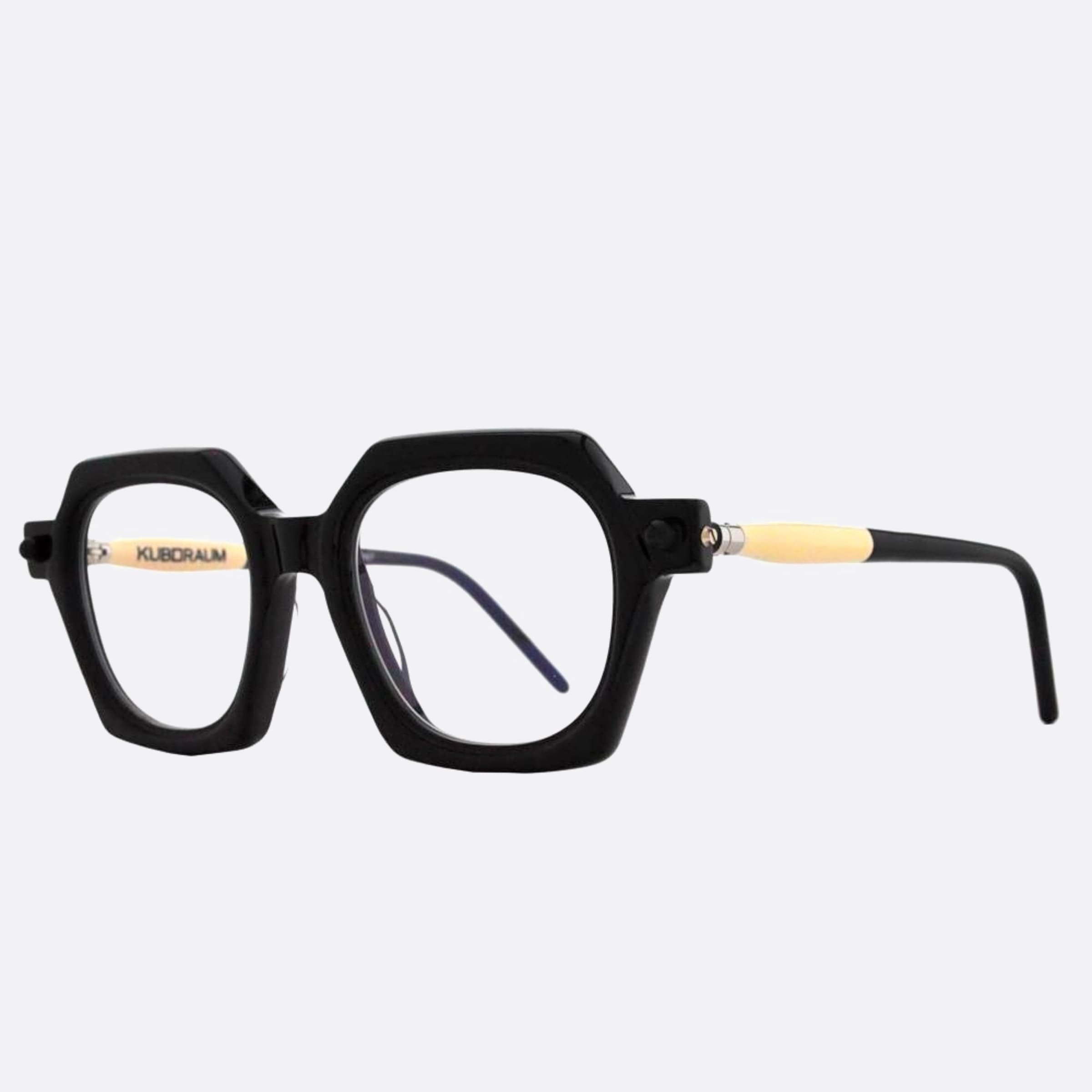Kuboraum Maske P10 Bpn Black Visor Unisex Eyeglasses - Side View