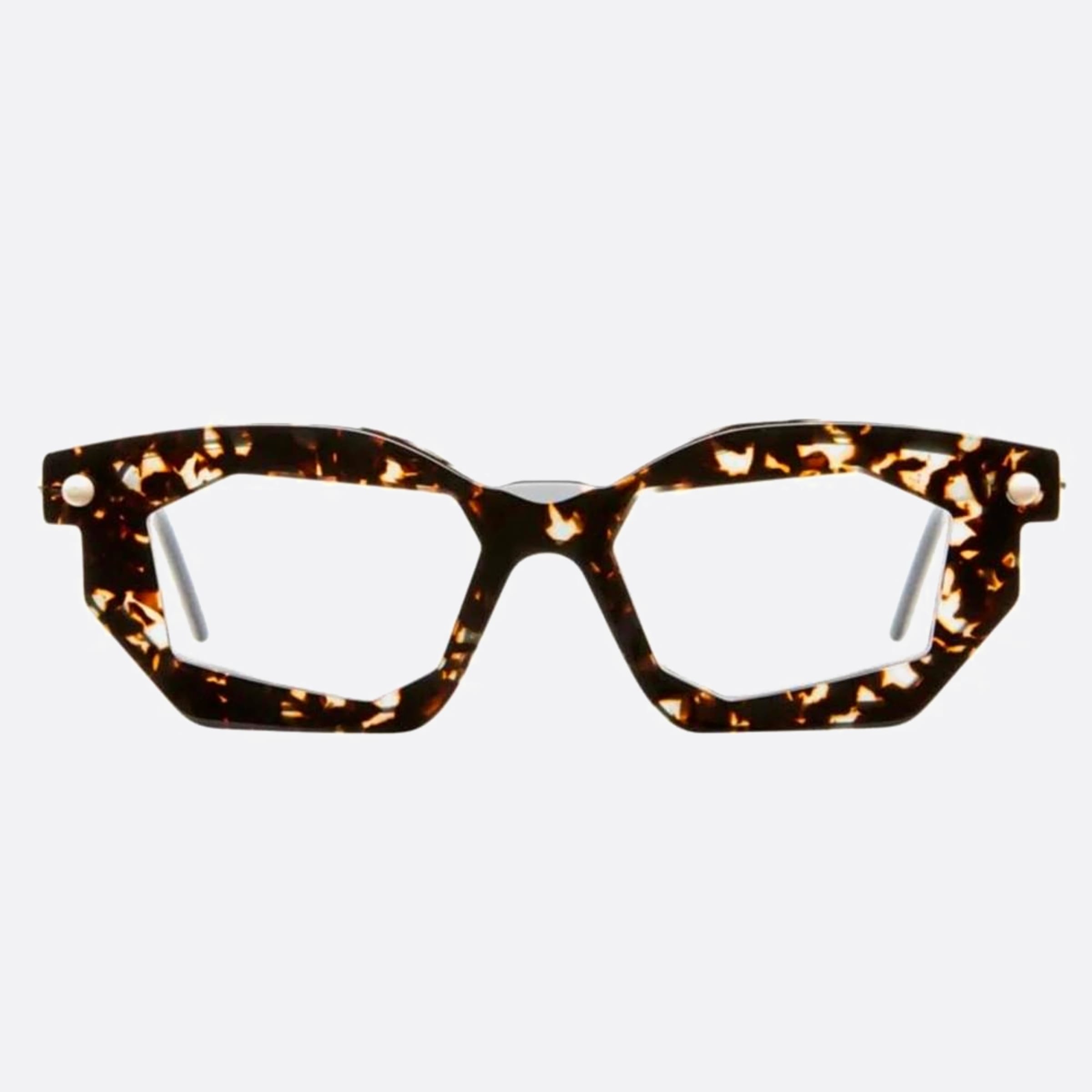 Kuboraum 51mm Maske P14 Gyh Havana Visor Unisex Eyeglasses - Main View