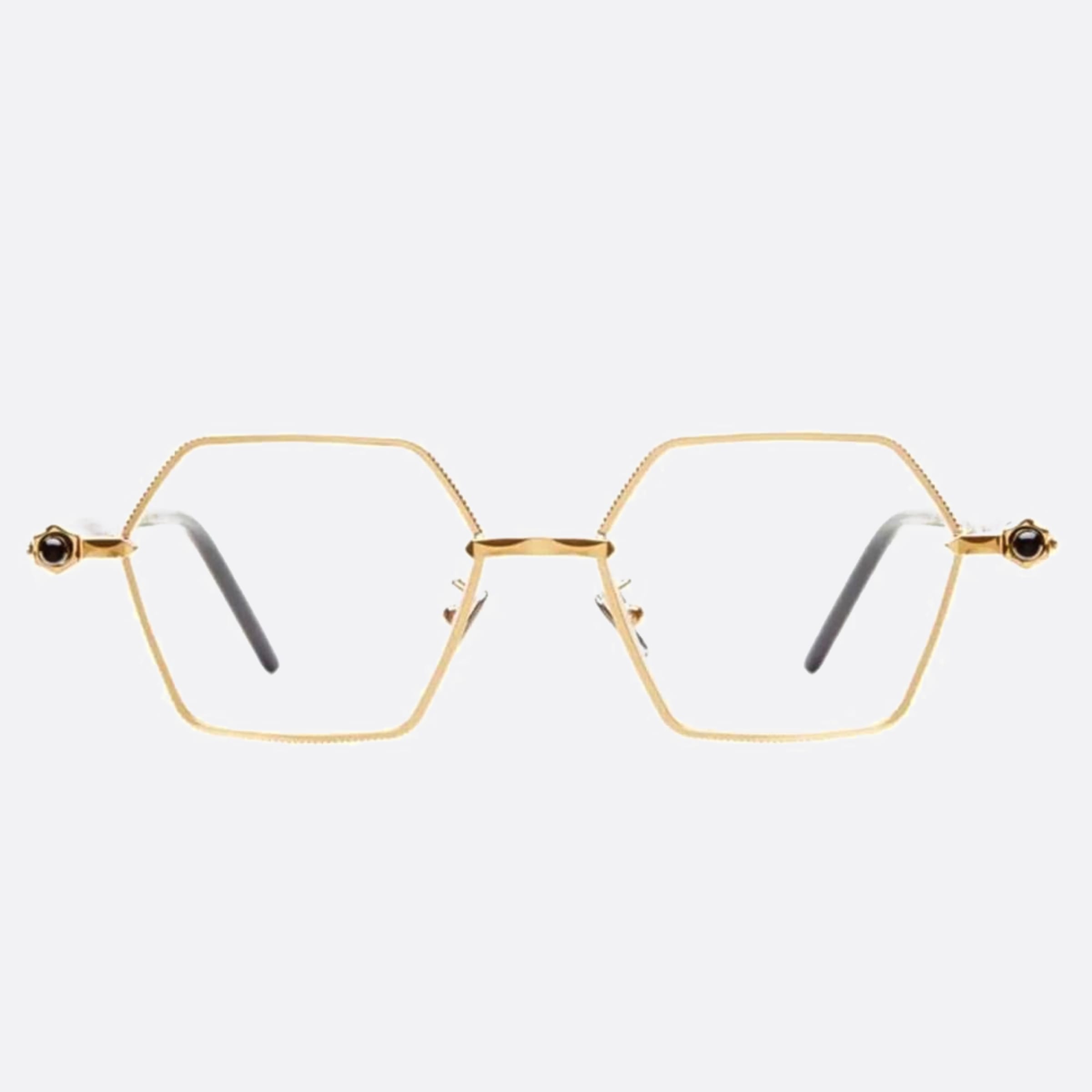 Kuboraum 54mm Maske P70 Gto Gold Visor Unisex Eyeglasses - Main View