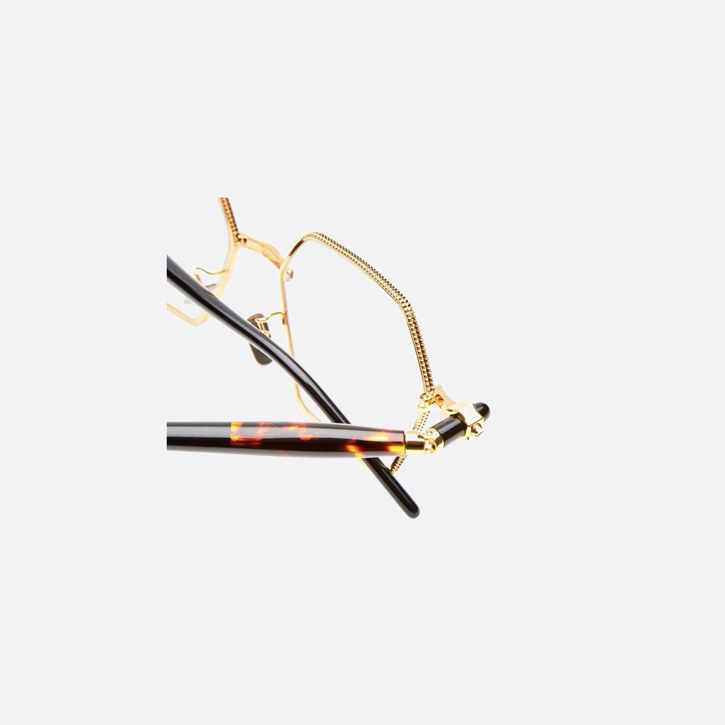 Kuboraum 54mm Maske P70 Gto Gold Visor Unisex Eyeglasses - Lifestyle Shot