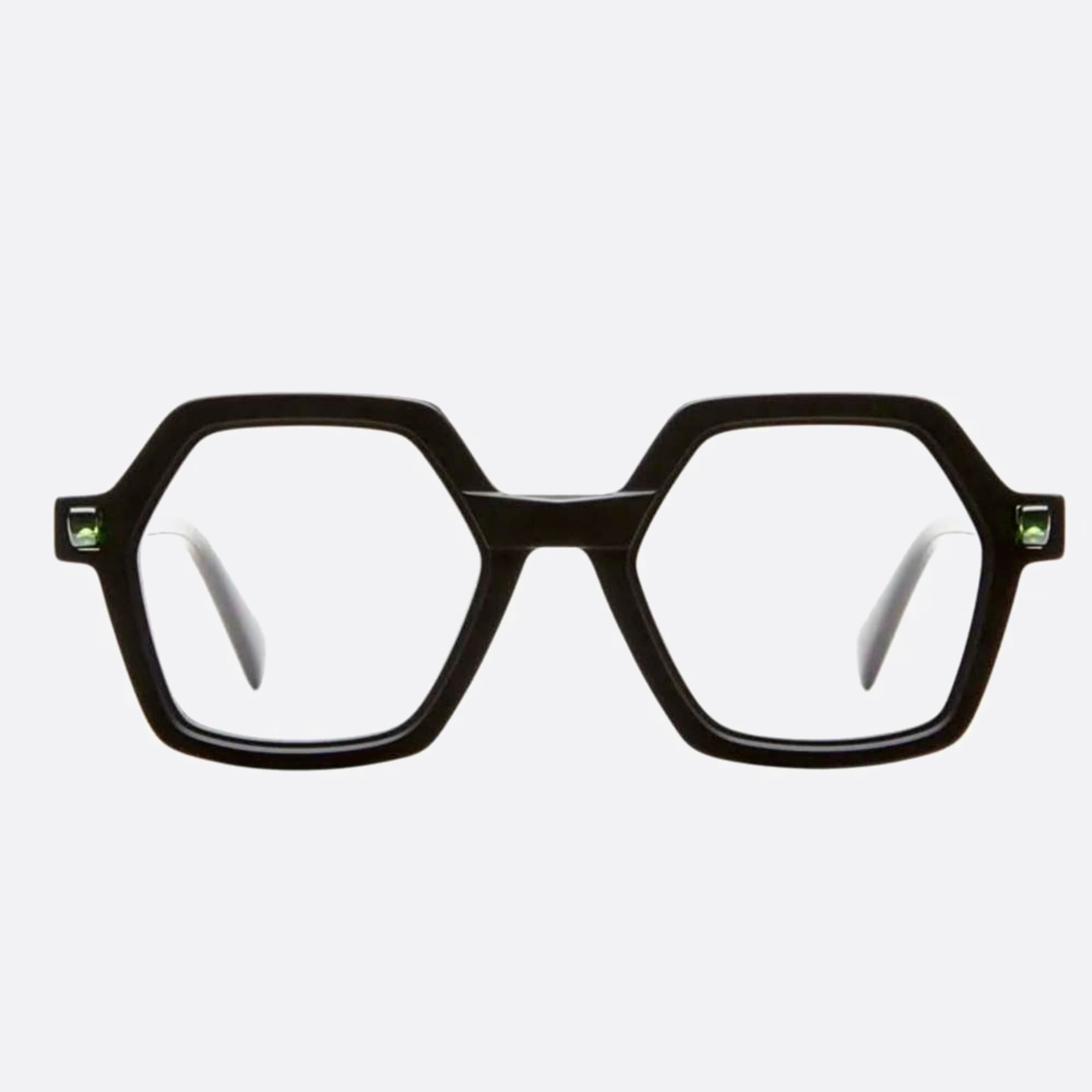 Kuboraum 53mm Maske Bms Black Geometric Unisex Eyeglasses - Main View