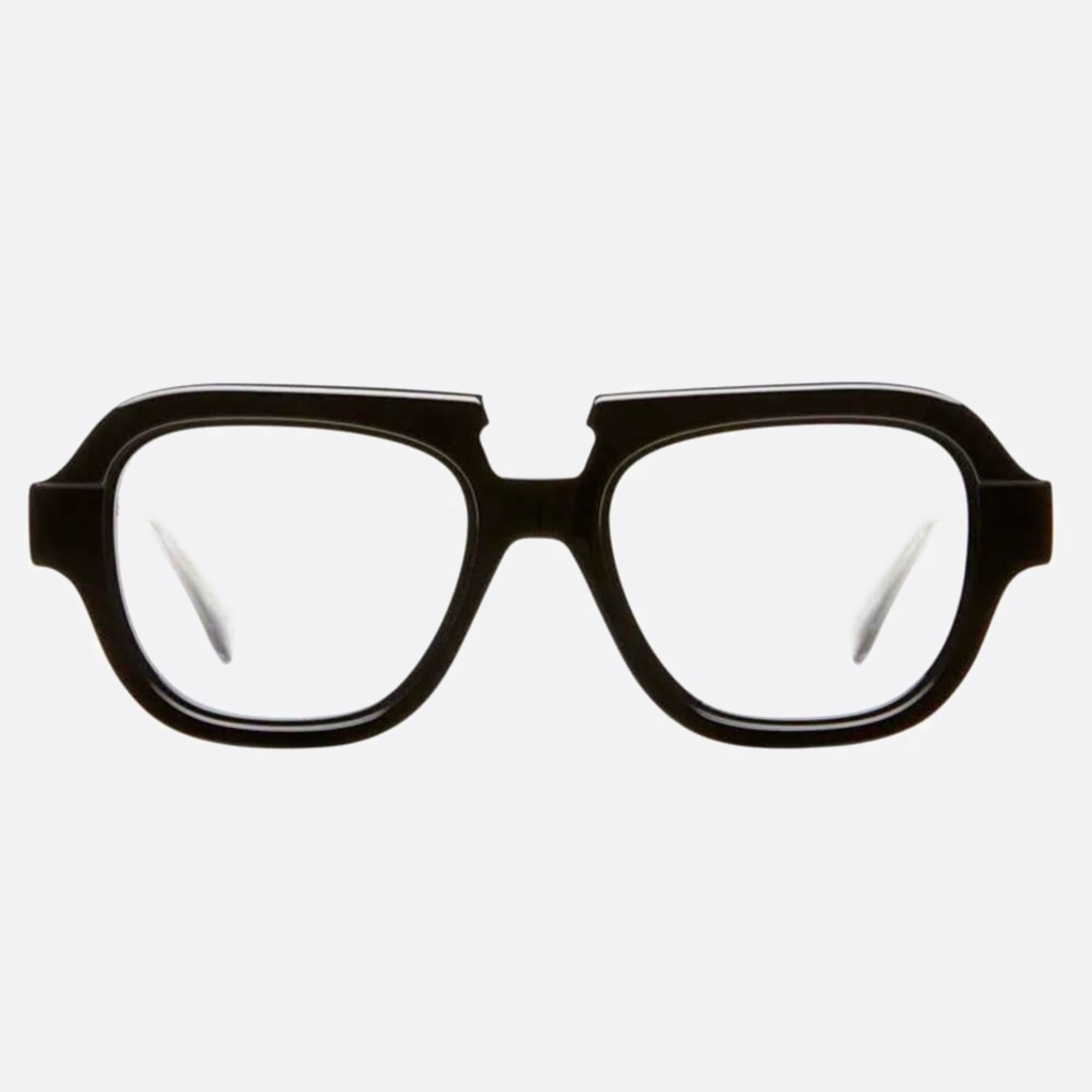Kuboraum 53mm Maske Black Geometric Unisex Eyeglasses - Main View