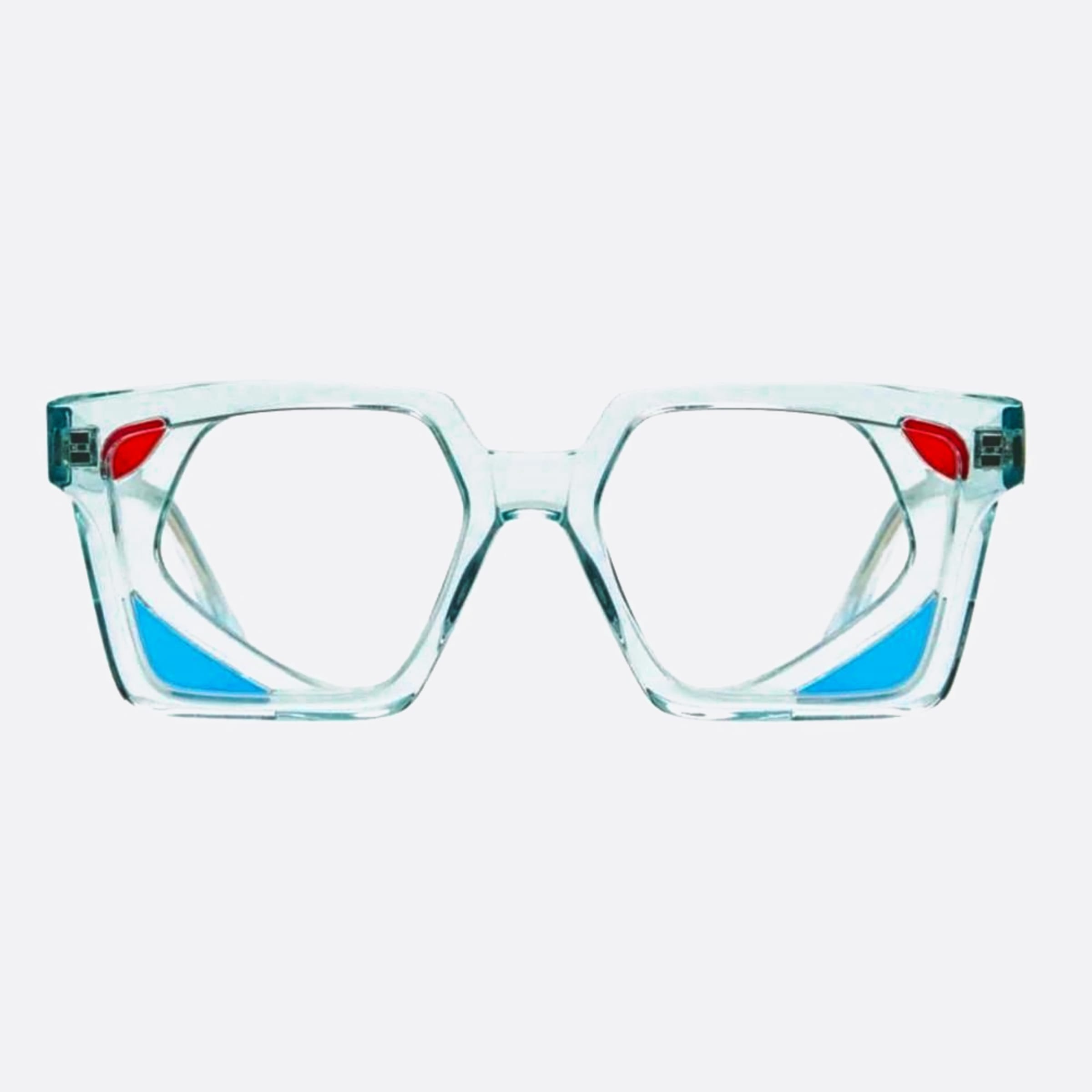 Kuboraum 49mm Maske Blue Visor Unisex Eyeglasses - Main View