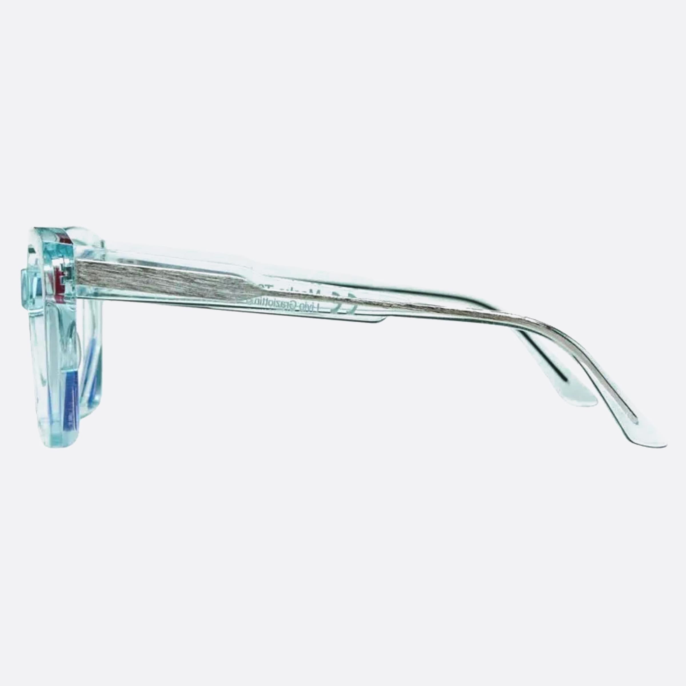 Kuboraum 49mm Maske Blue Visor Unisex Eyeglasses - Detail View