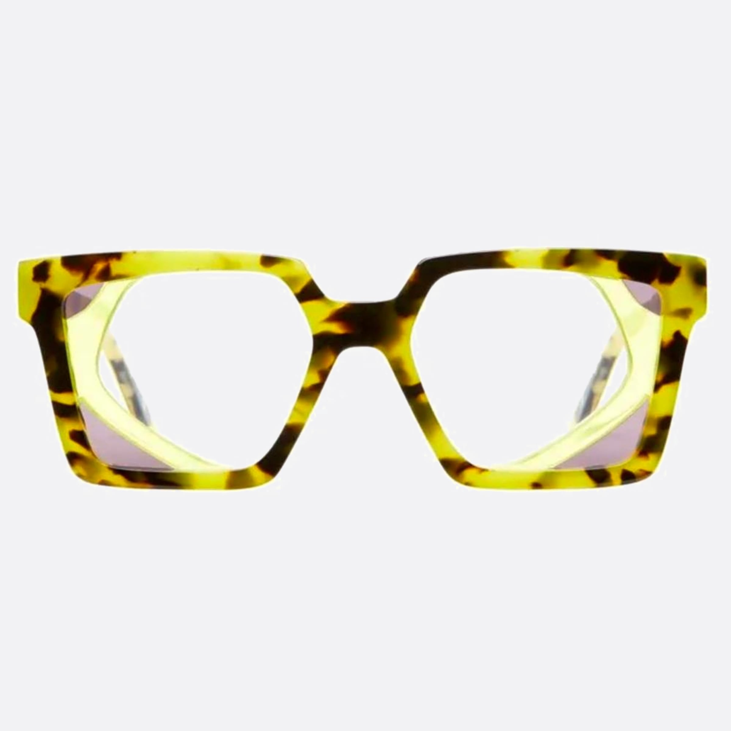 Kuboraum 49mm Maske Yellow Visor Unisex Eyeglasses - Main View