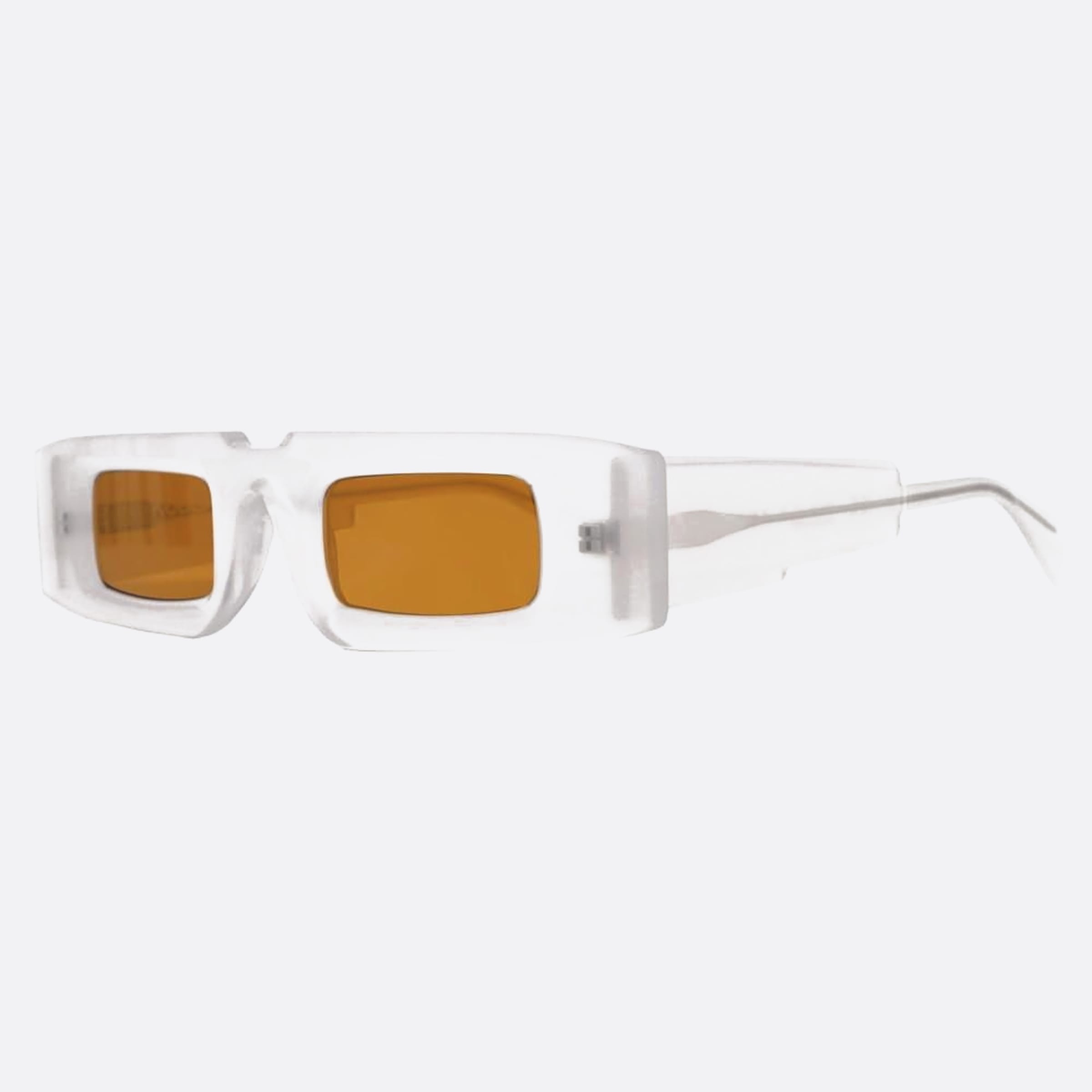 Kuboraum 48mm Maske Transparent Geometric Women Sunglasses - Side View