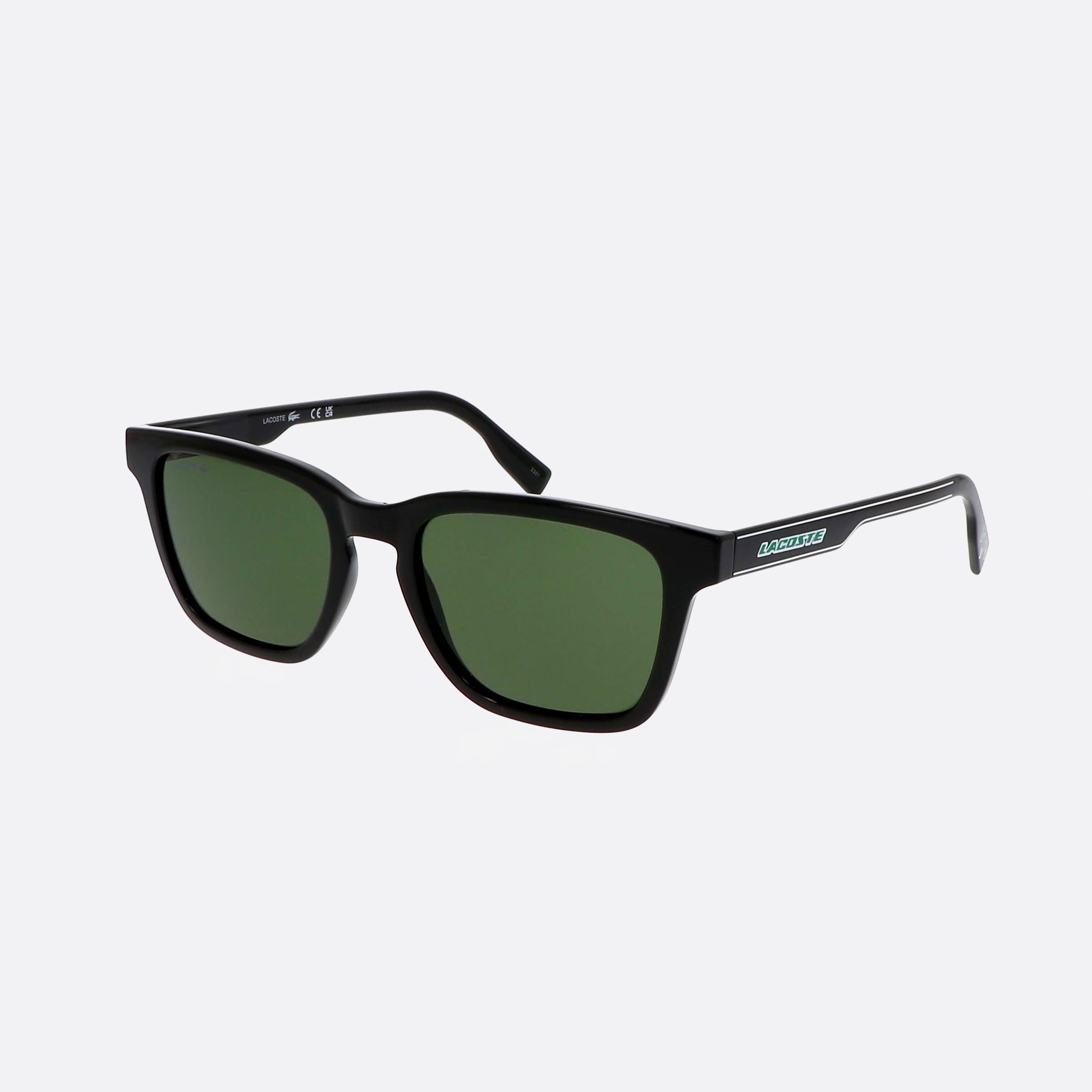 Lacoste 53mm Holiday L987sx Black Rectangle Men Sunglasses - Main View