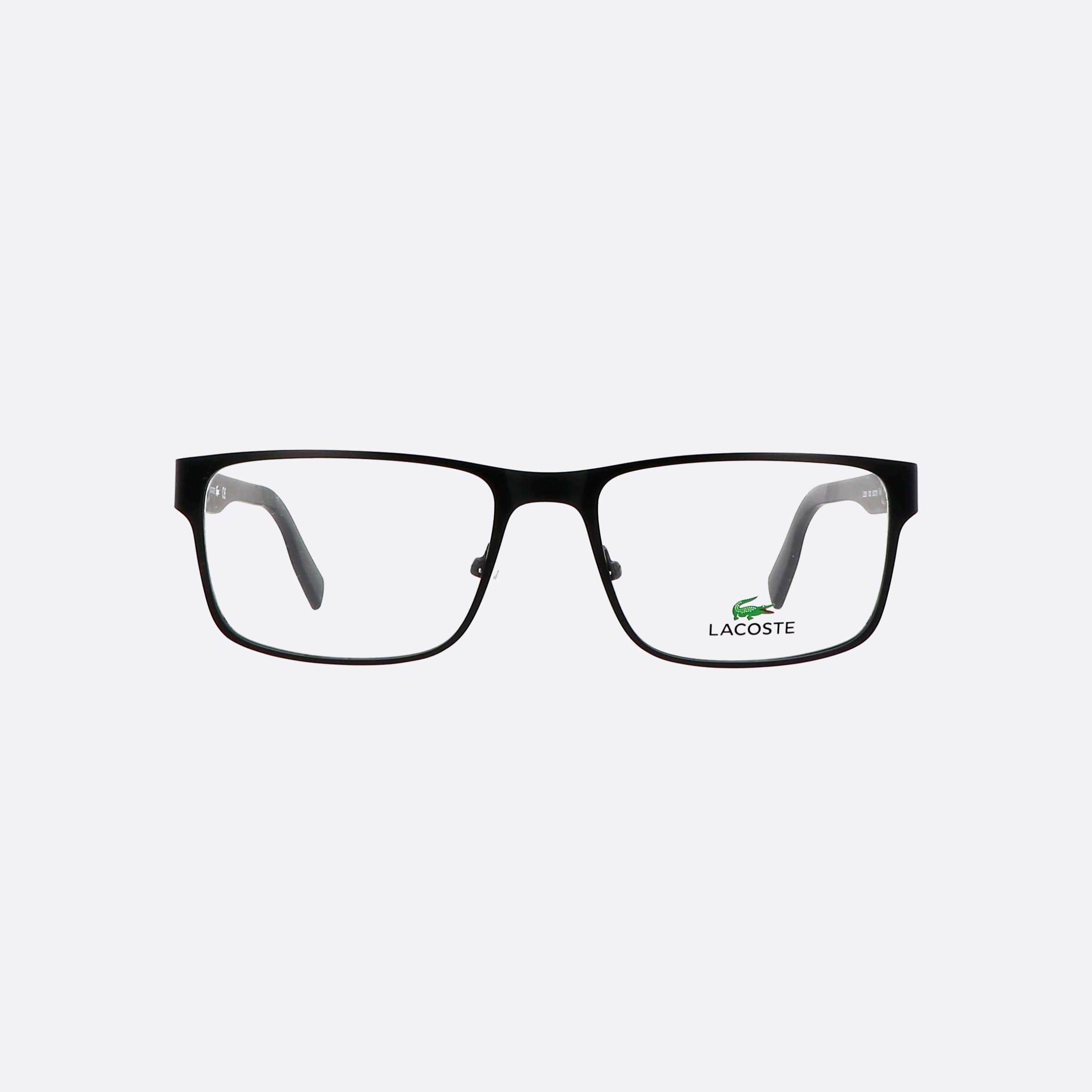 Lacoste 53mm L2283 Black Rectangle Men Eyeglasses - Side View