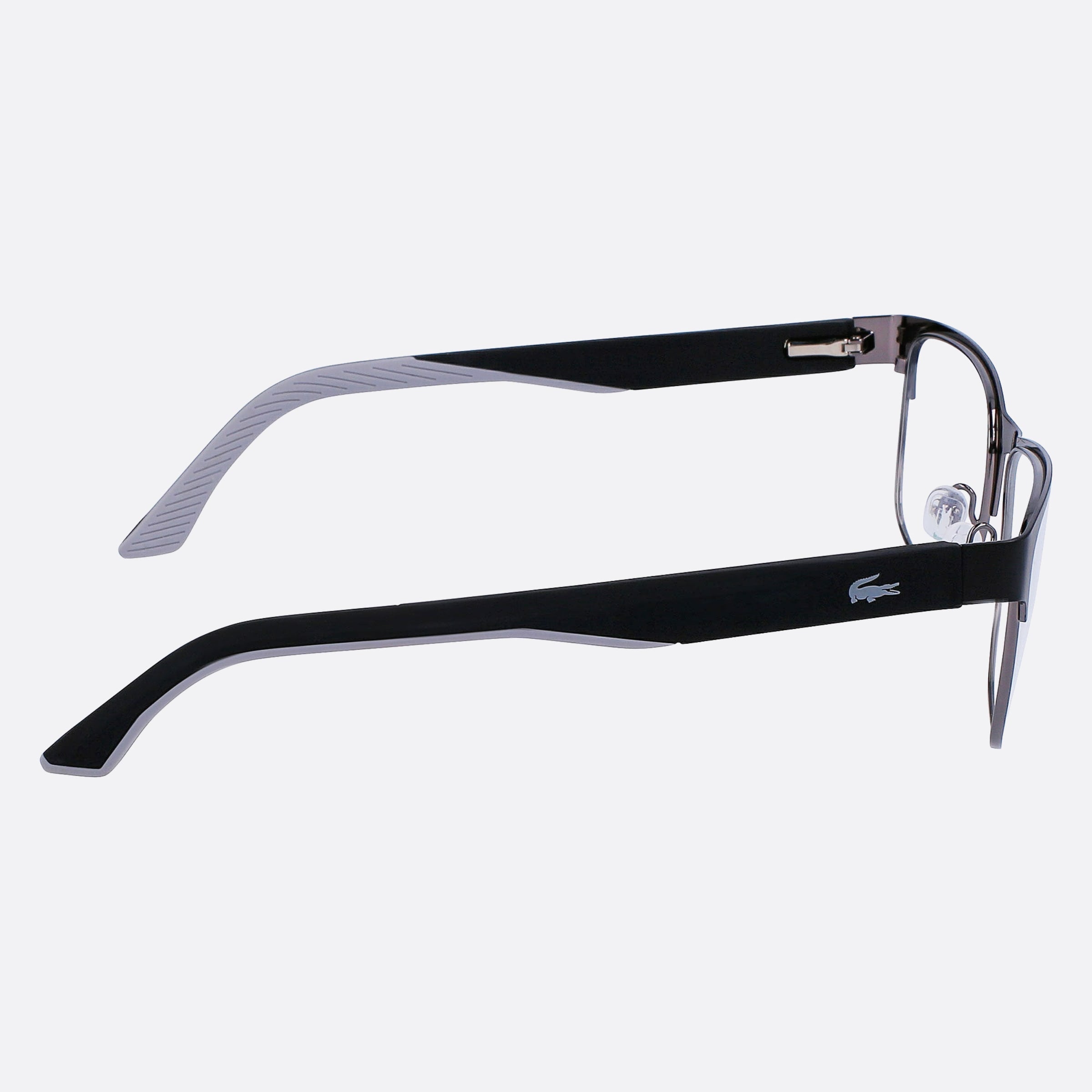 Lacoste 54mm L2291 Black Squared Men Eyeglasses - Additional Angle