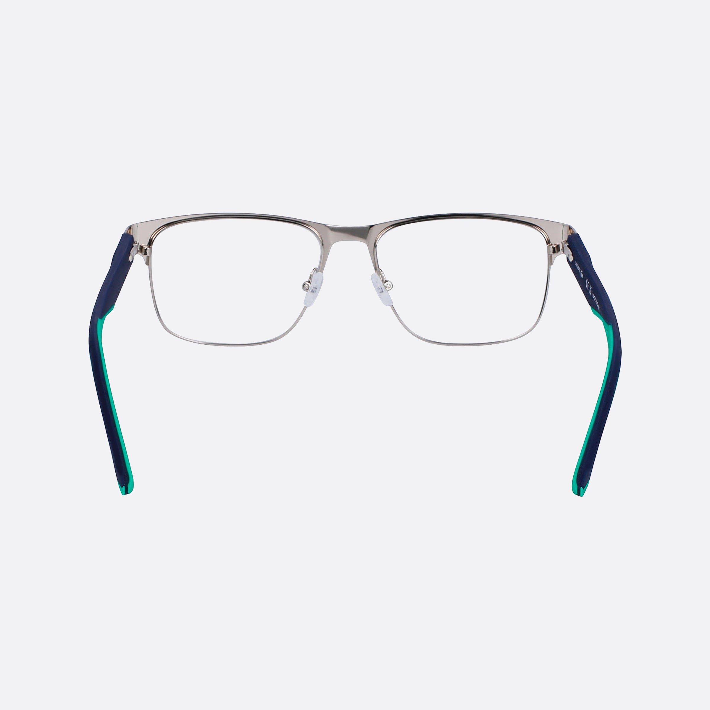 Lacoste 54mm L2291 Blue Squared Men Eyeglasses - Additional Angle