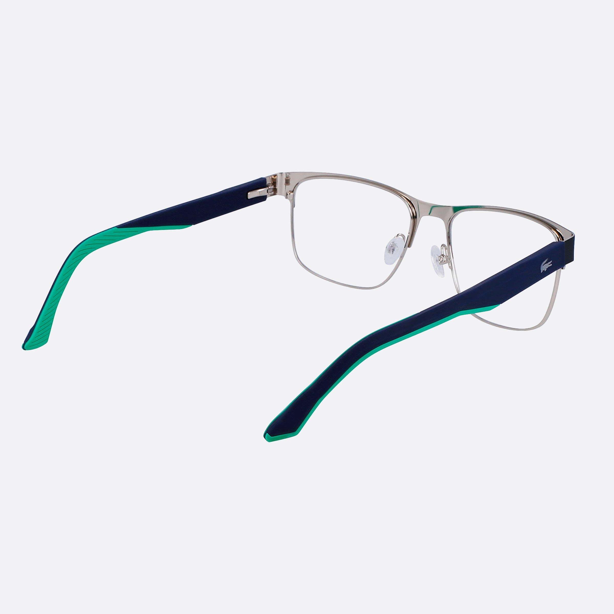 Lacoste 54mm L2291 Blue Squared Men Eyeglasses - Additional Angle