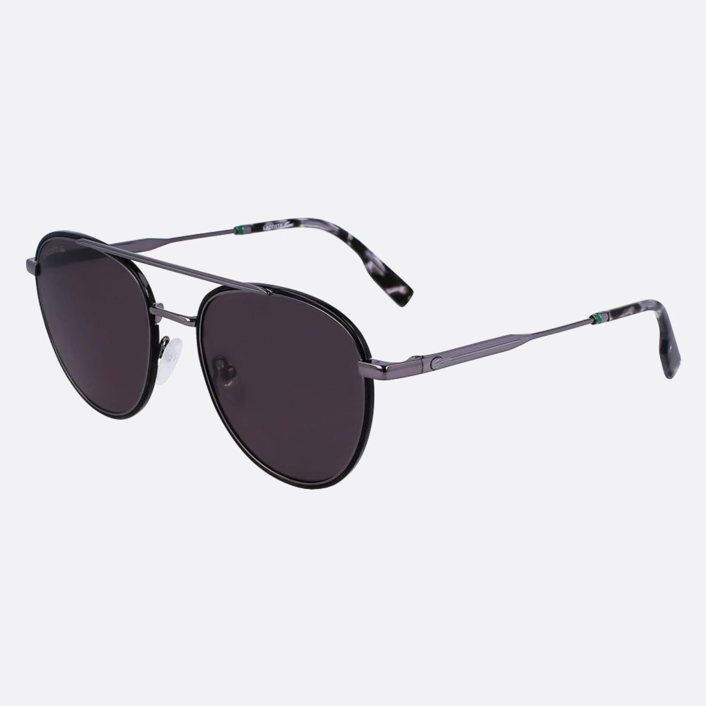 Lacoste 53mm L258s Grey Pilot Men Sunglasses - Side View