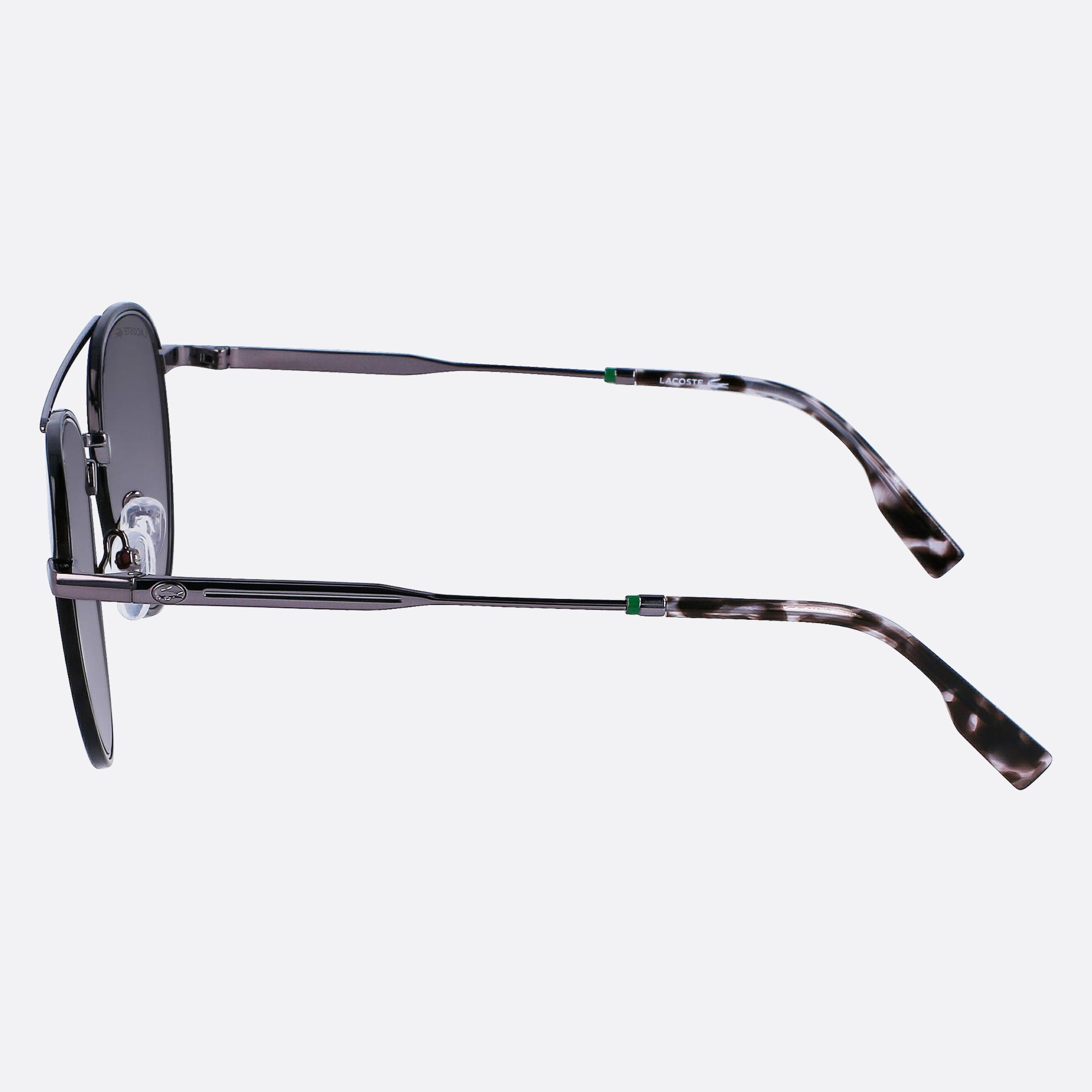 Lacoste 53mm L258s Grey Pilot Men Sunglasses - Detail View