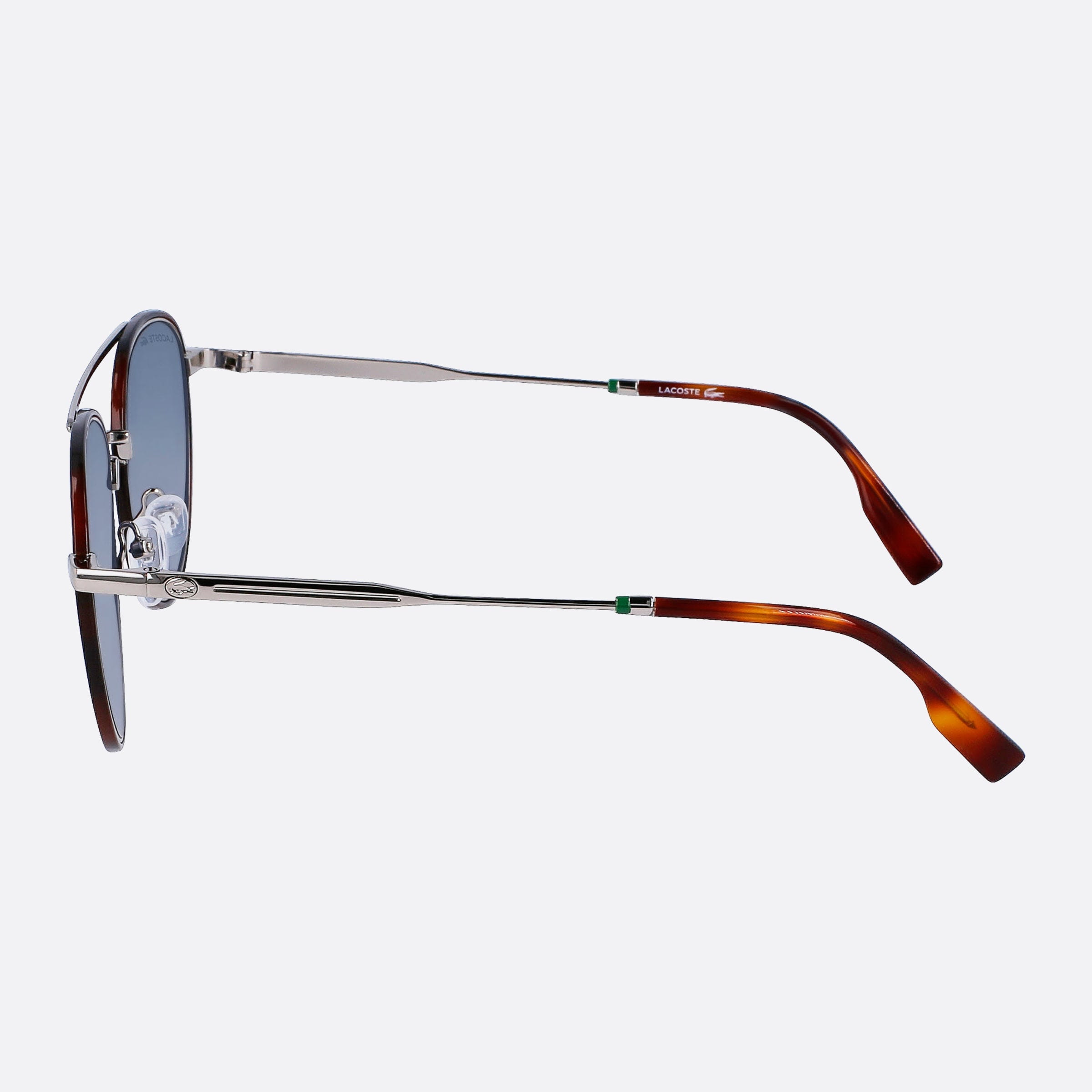 Lacoste 53mm L258s Havana Pilot Men Sunglasses - Detail View