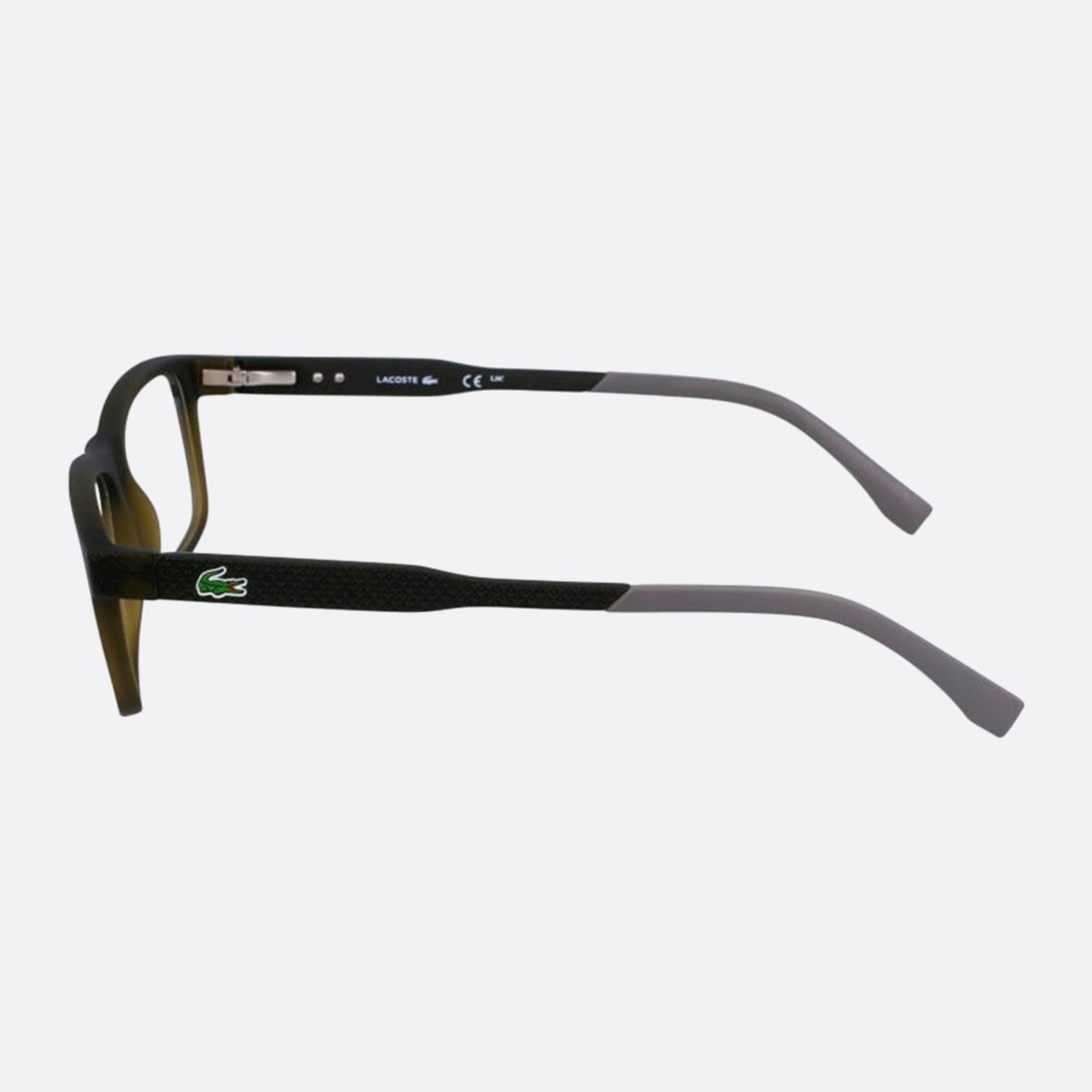 Lacoste 55mm L2876 Green Rectangle Men Eyeglasses - Detail View