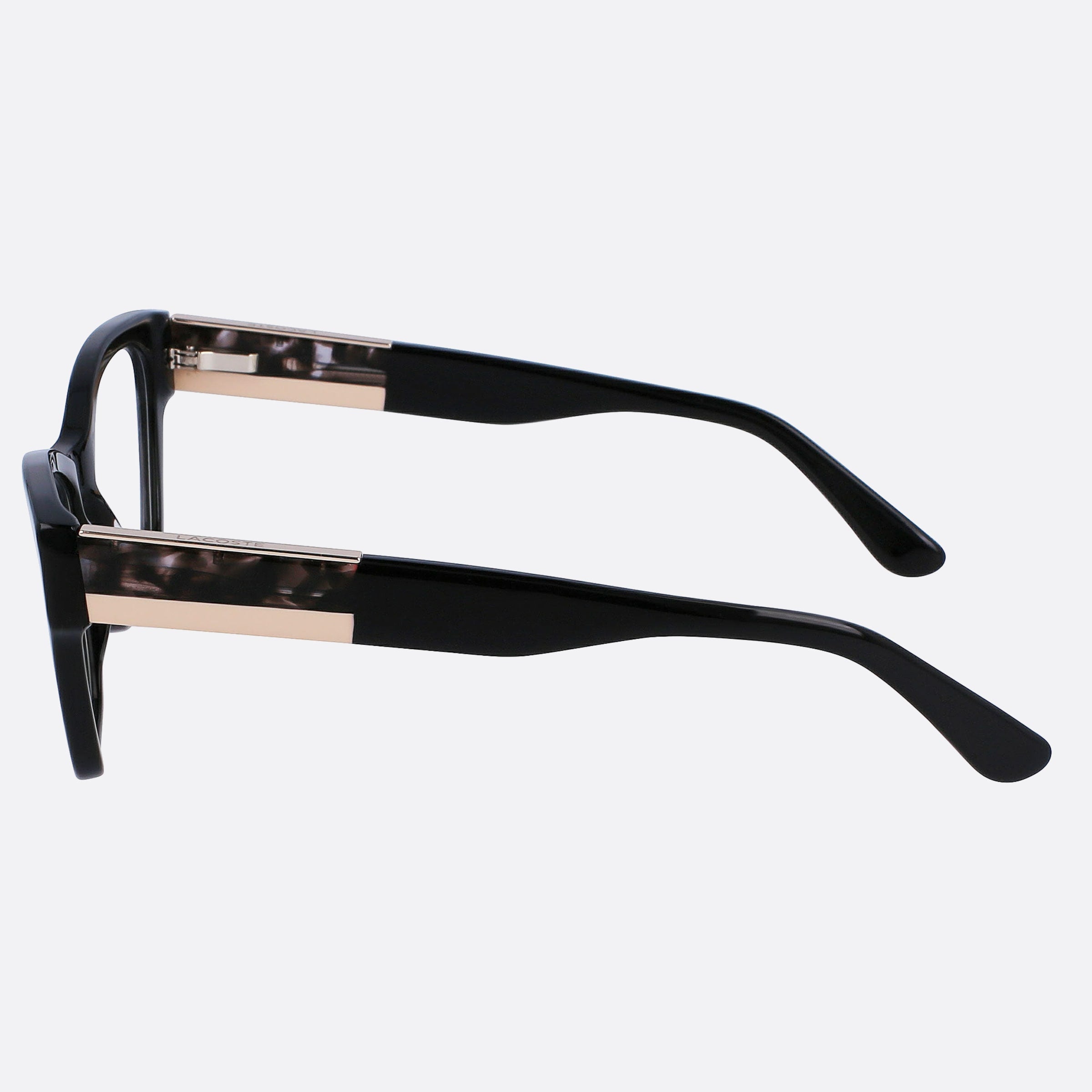 Lacoste 54mm L2919 Black Squared Women Eyeglasses - Detail View