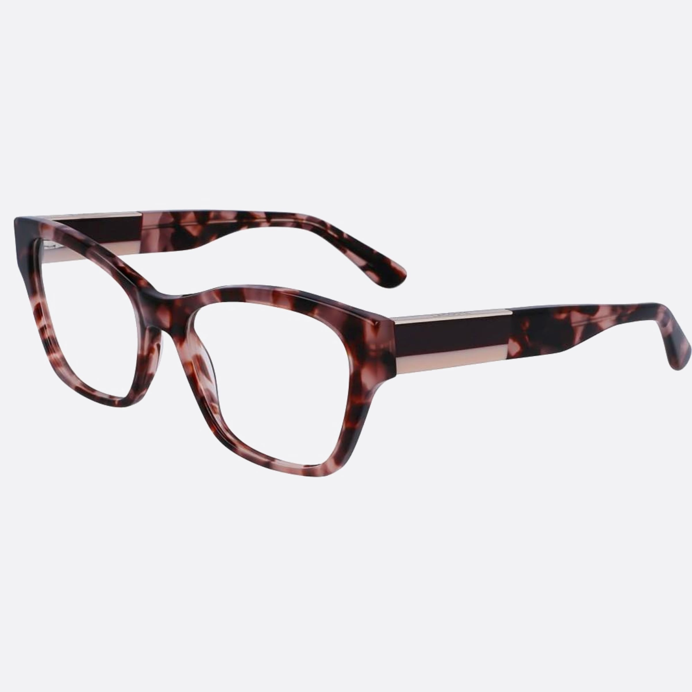 Lacoste 54mm L2919 Havana Squared Women Eyeglasses - Side View