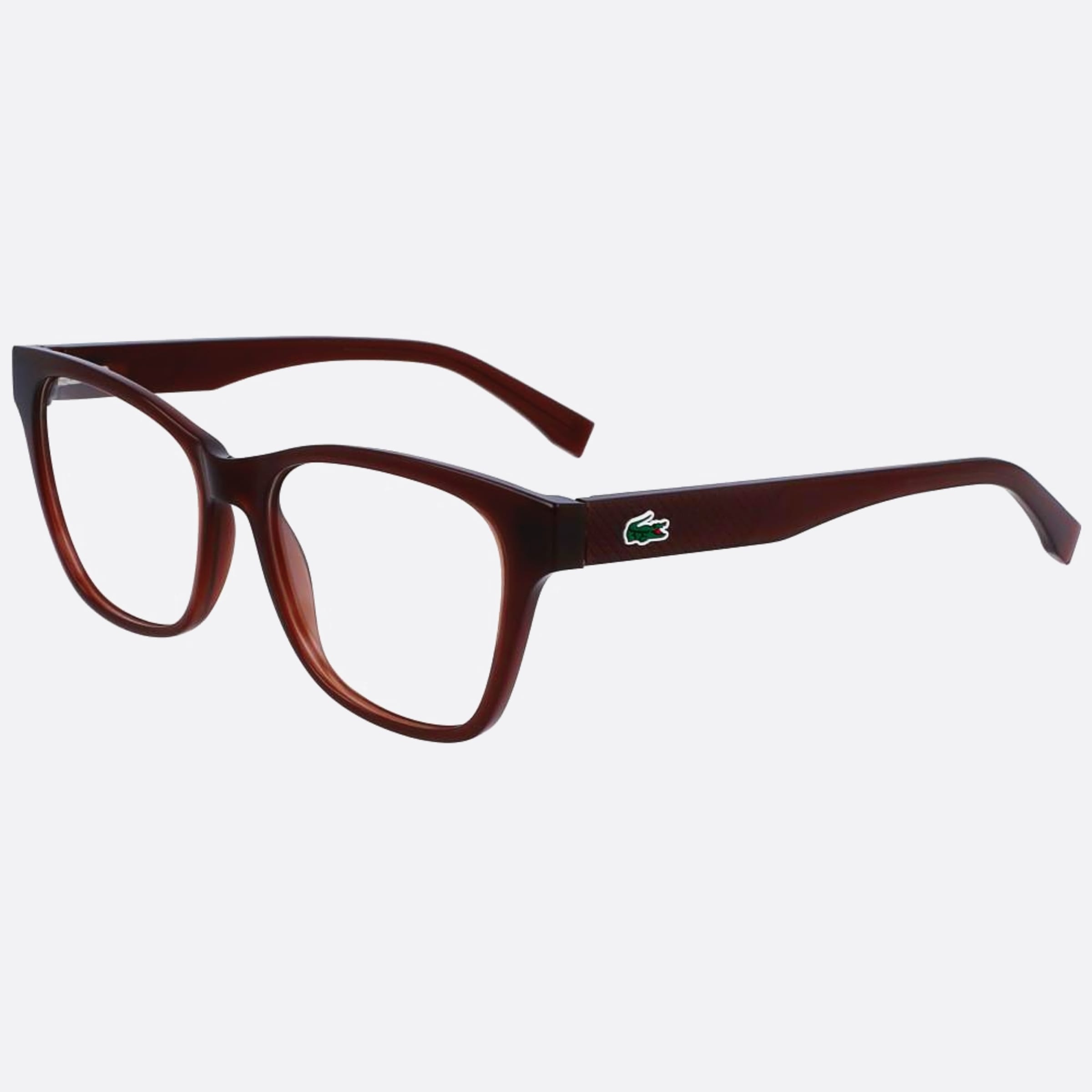 Lacoste 54mm L2920 Brown Squared Women Eyeglasses - Side View