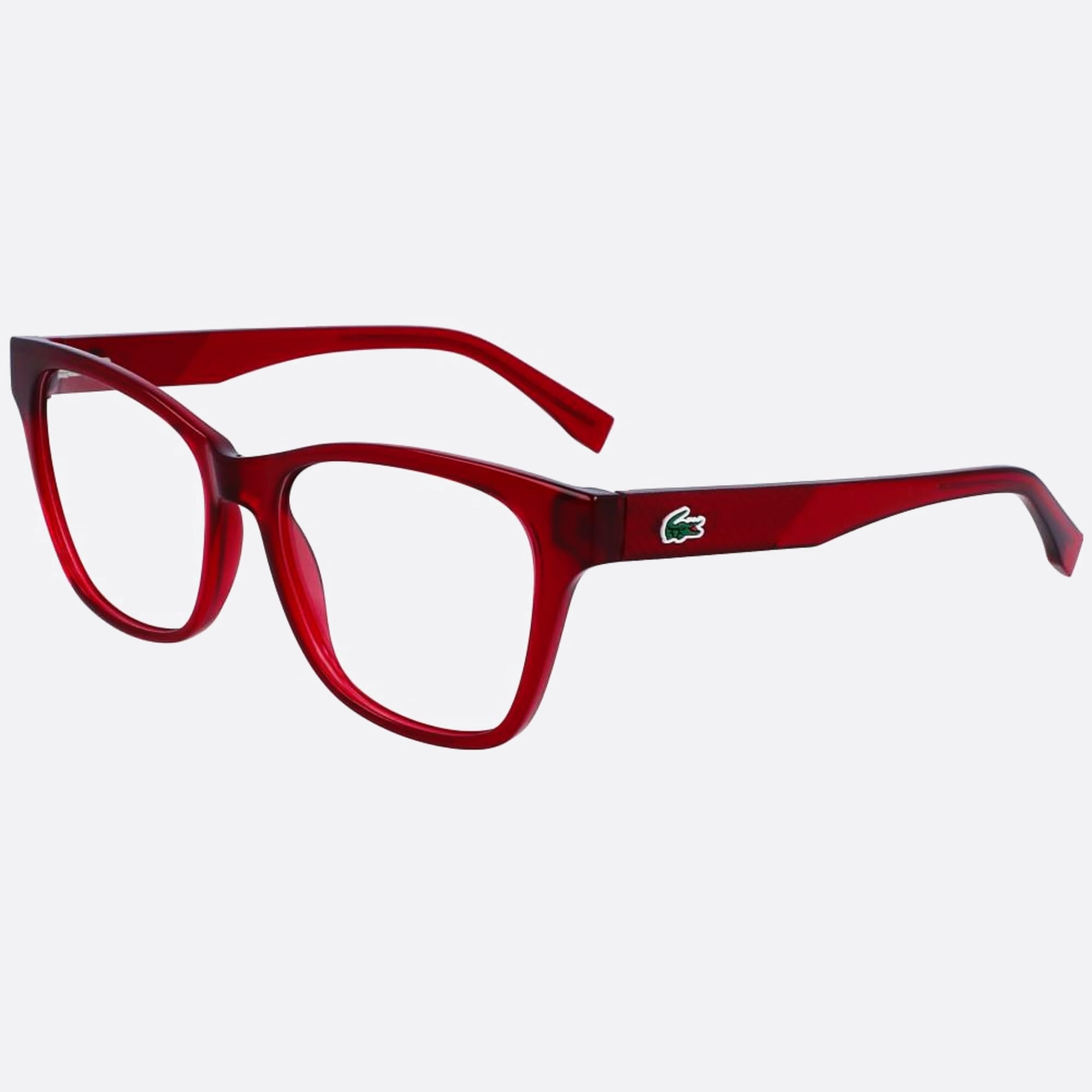 Lacoste 54mm L2920 Red Squared Women Eyeglasses - Side View