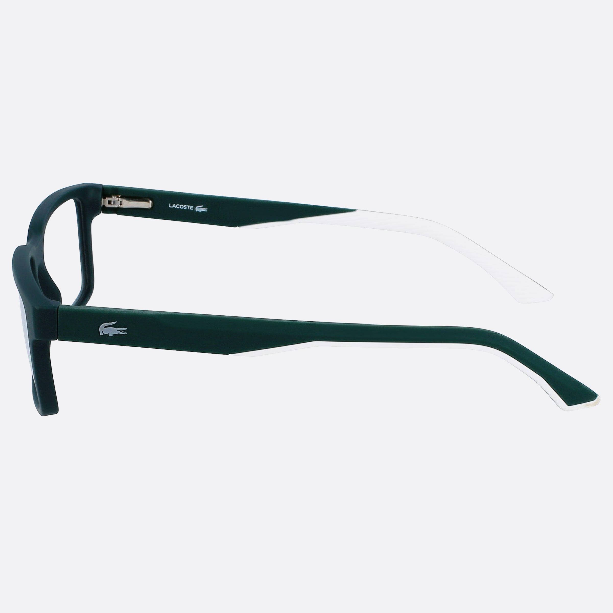 Lacoste 55mm L2922 Green Squared Men Eyeglasses - Detail View