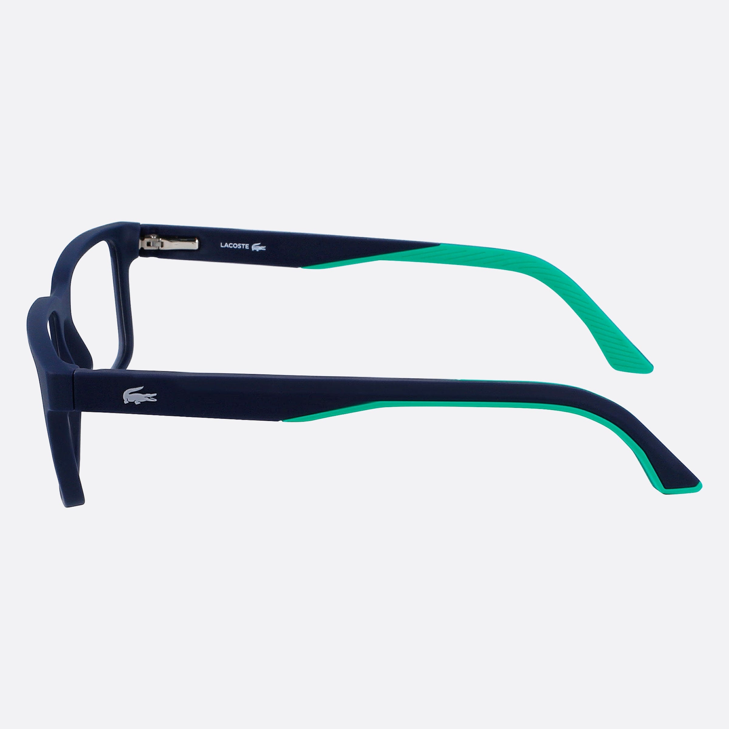 Lacoste 53mm L2922 Blue Squared Men Eyeglasses - Detail View