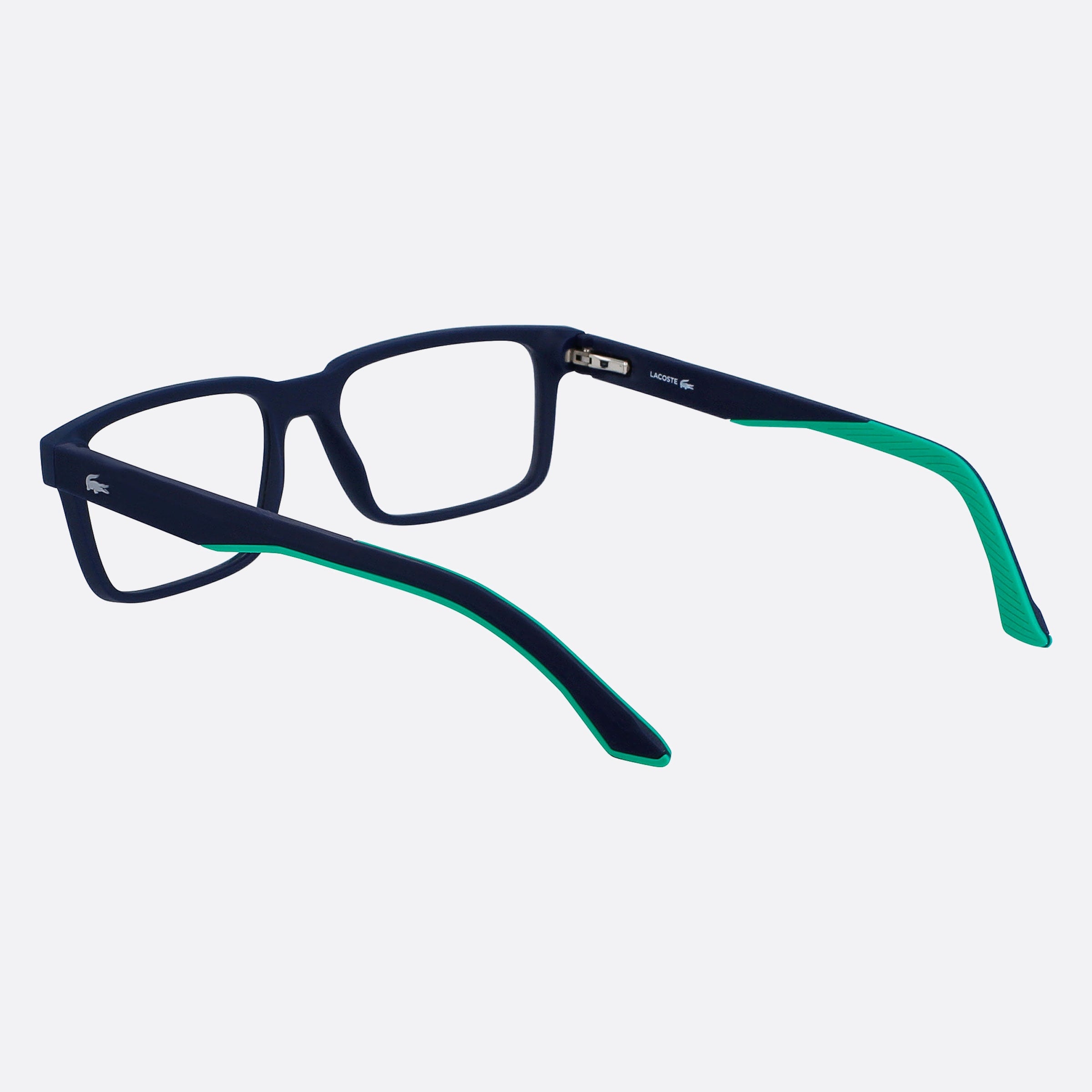 Lacoste 53mm L2922 Blue Squared Men Eyeglasses - Lifestyle Shot