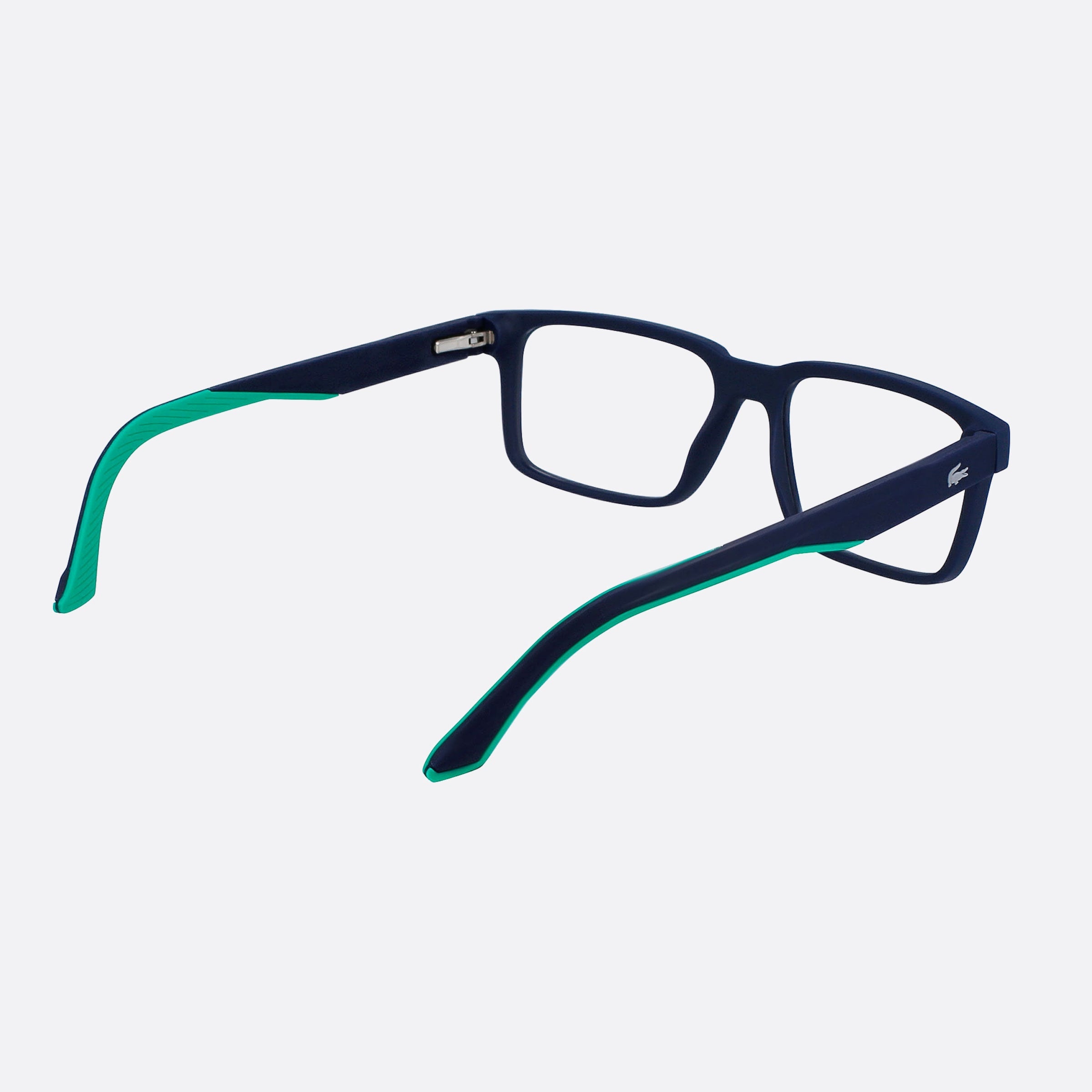Lacoste 53mm L2922 Blue Squared Men Eyeglasses - Additional Angle