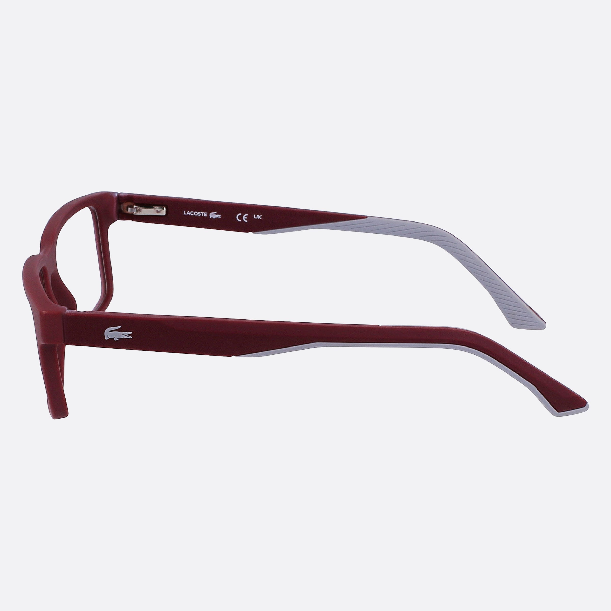 Lacoste 53mm L2922 Red Squared Men Eyeglasses - Detail View