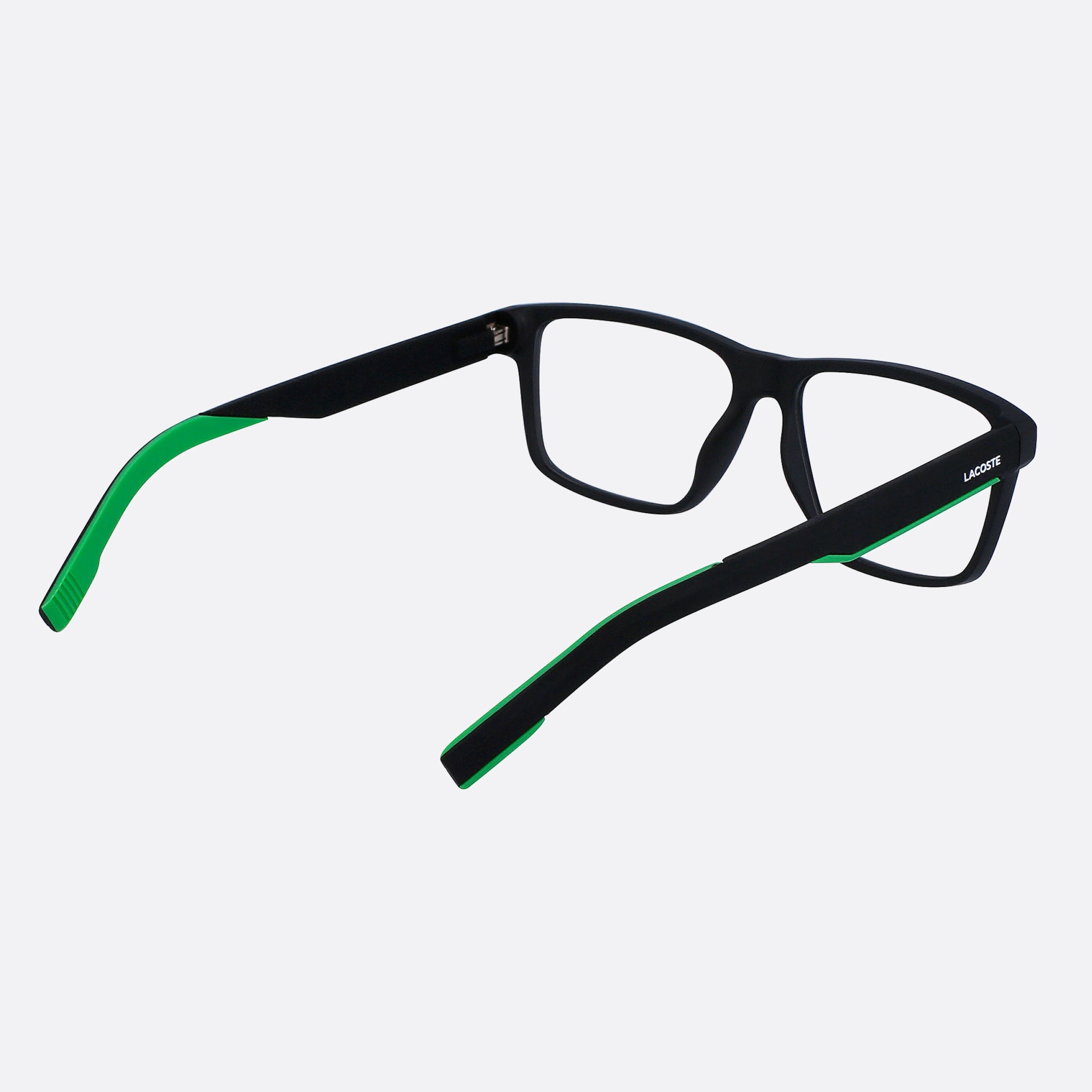 Lacoste 57mm L2923 Black Squared Men Eyeglasses - Additional Angle