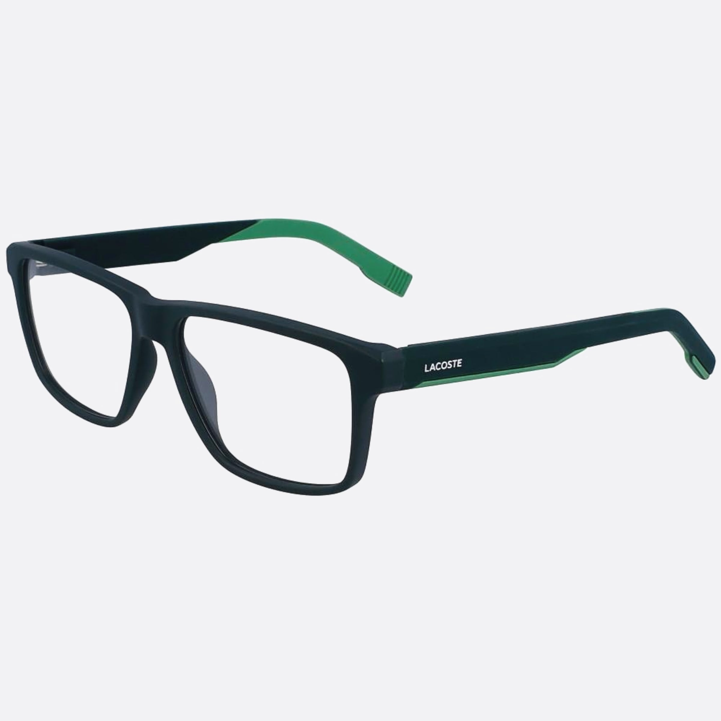 Lacoste 57mm L2923 Green Squared Men Eyeglasses - Side View
