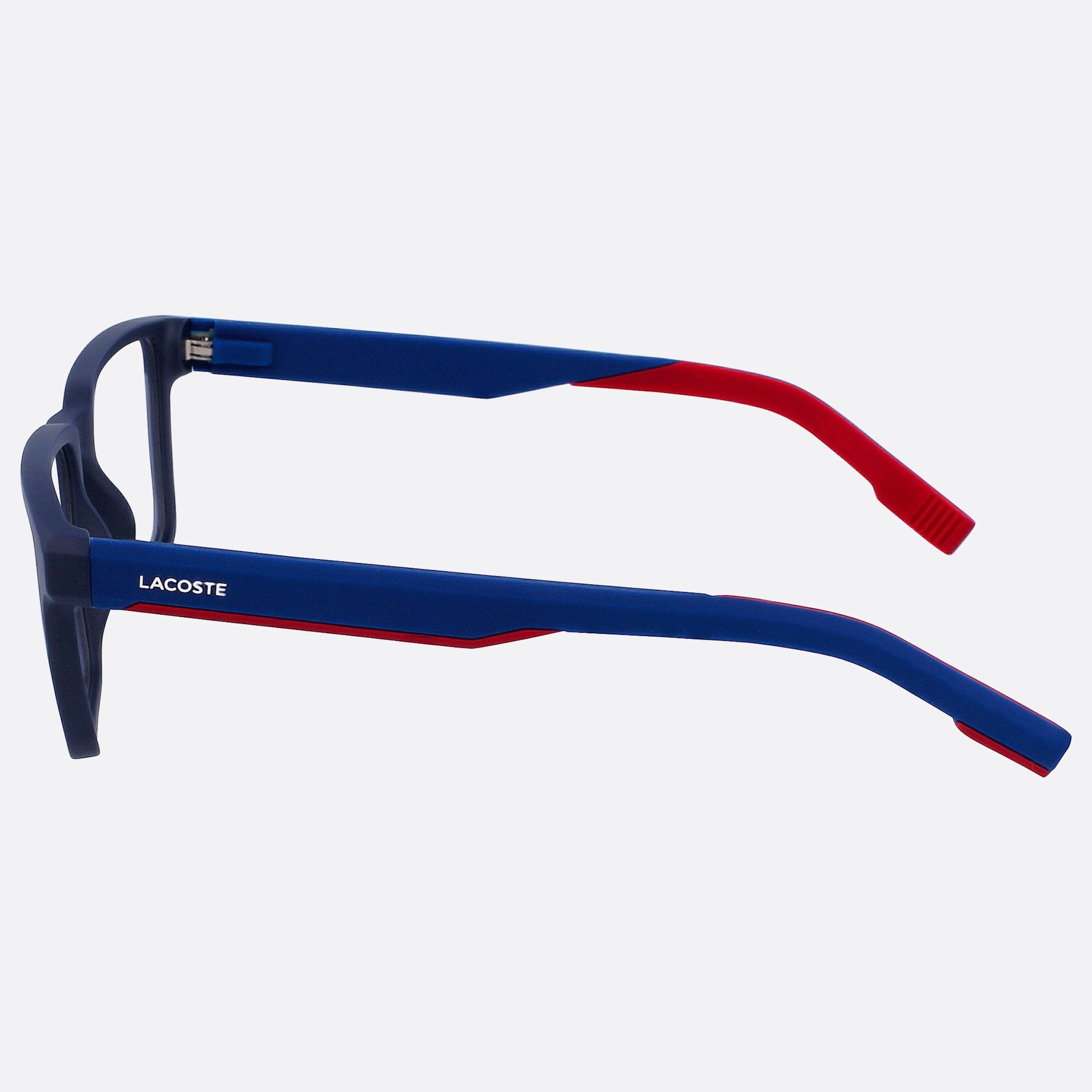 Lacoste 56mm L2924 Blue Squared Men Eyeglasses - Detail View