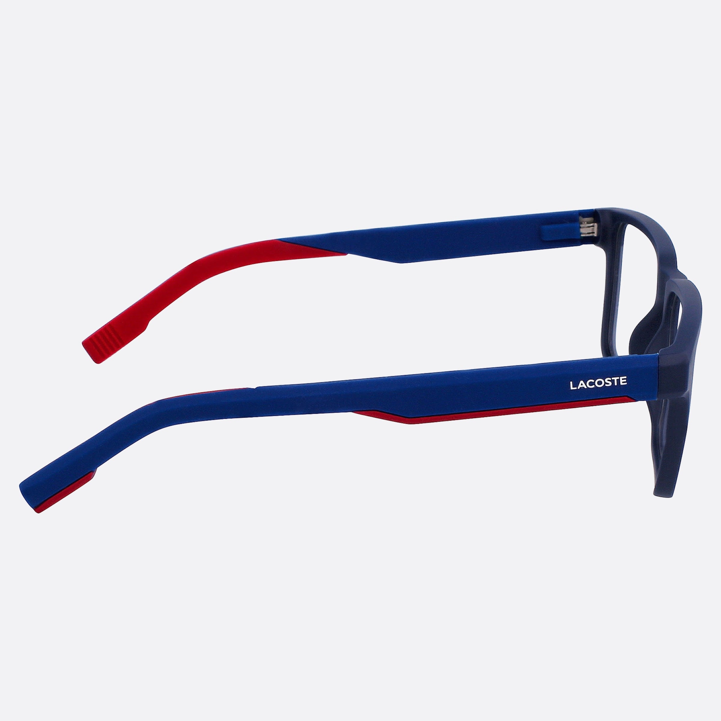 Lacoste 56mm L2924 Blue Squared Men Eyeglasses - Additional Angle