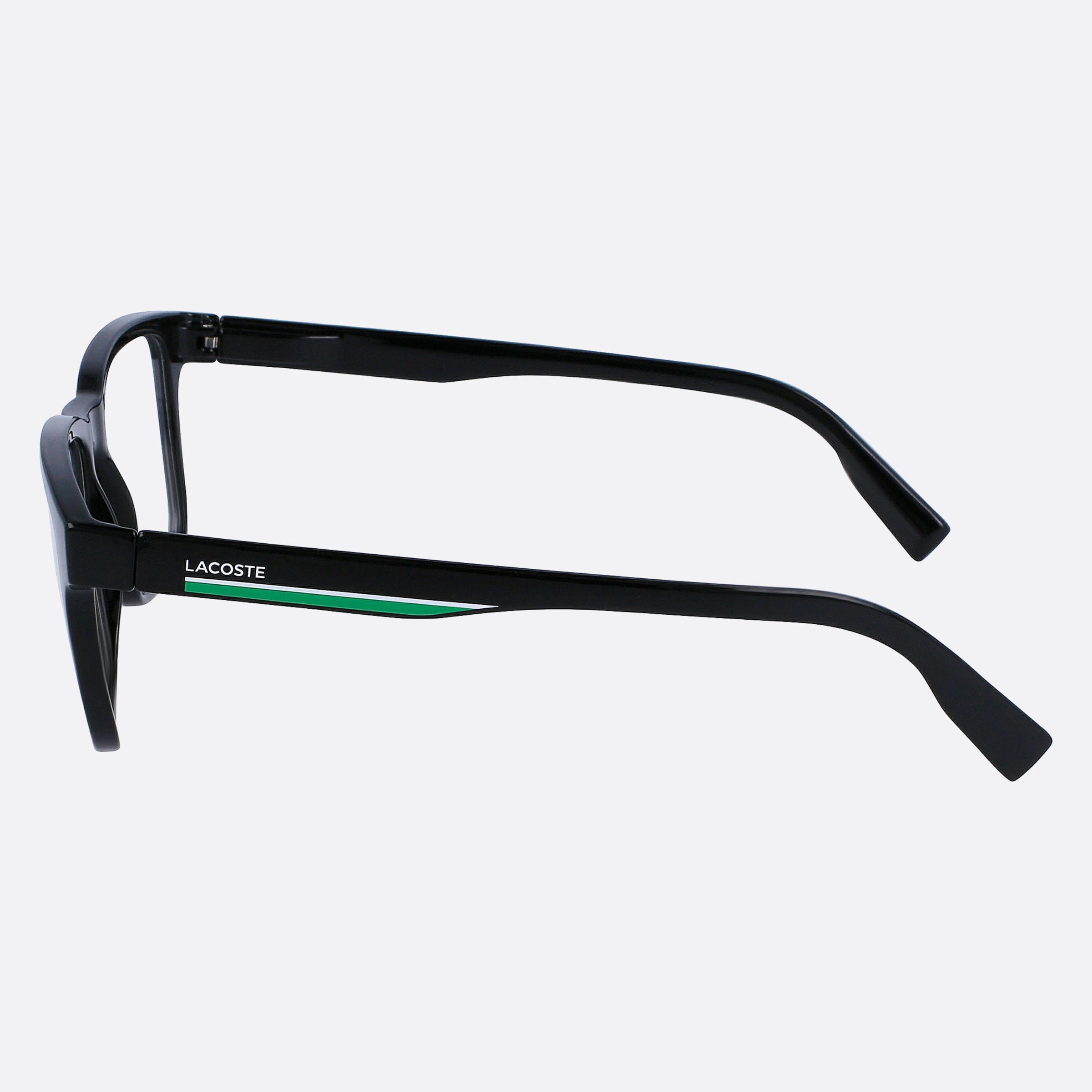 Lacoste 55mm L2926 Black Squared Men Eyeglasses - Detail View