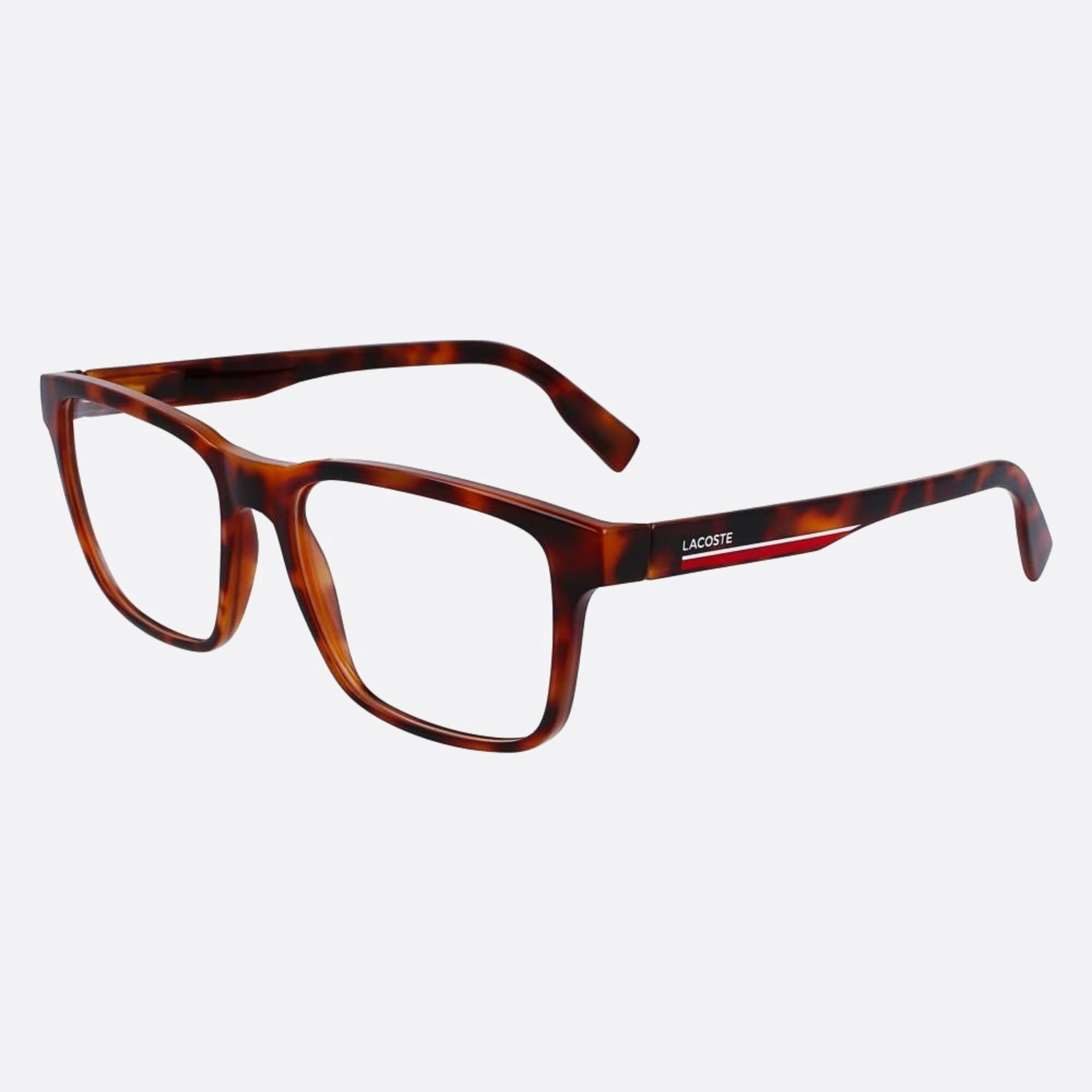Lacoste 55mm L2926 Havana Squared Men Eyeglasses - Side View