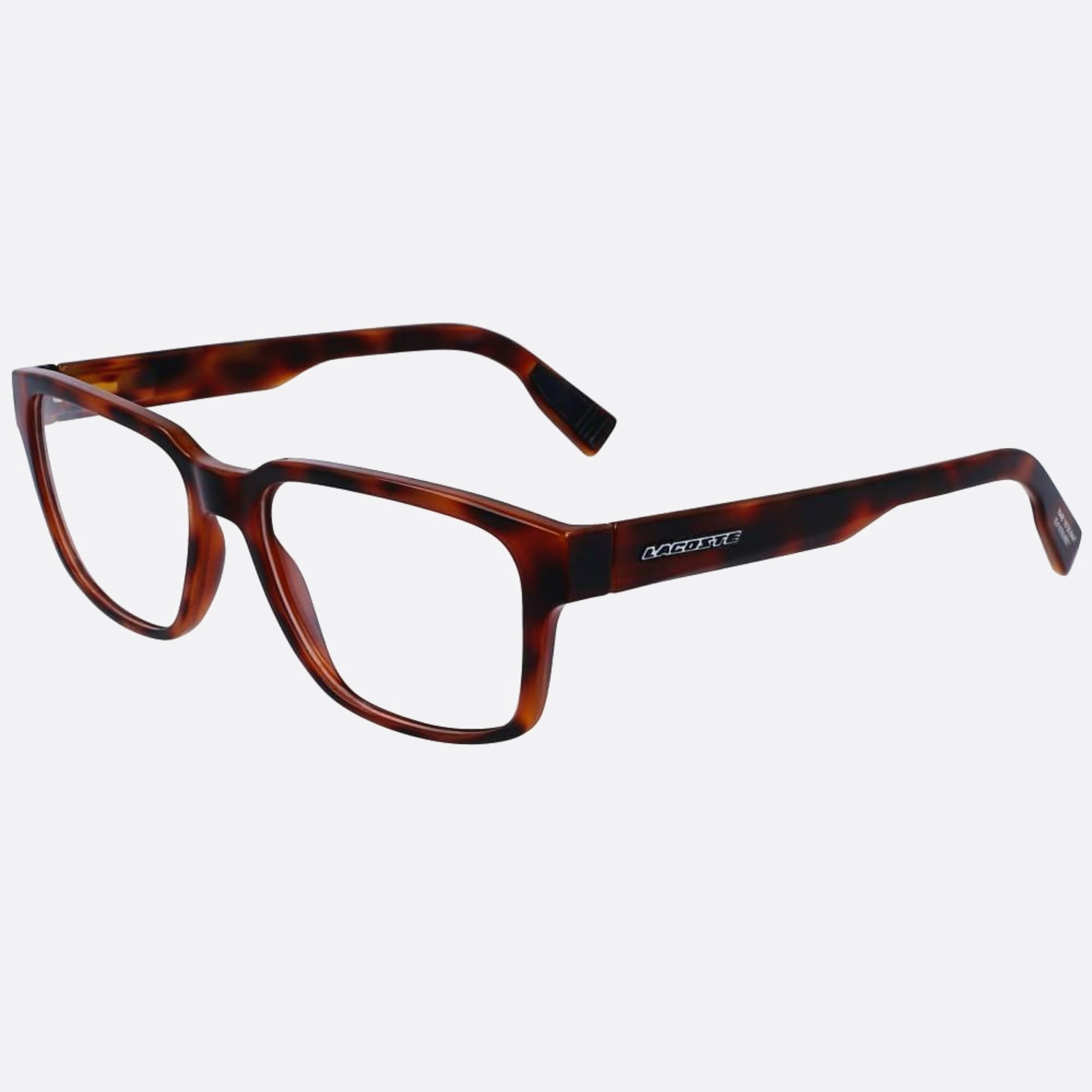 Lacoste 56mm L2927 Havana Squared Men Eyeglasses - Side View
