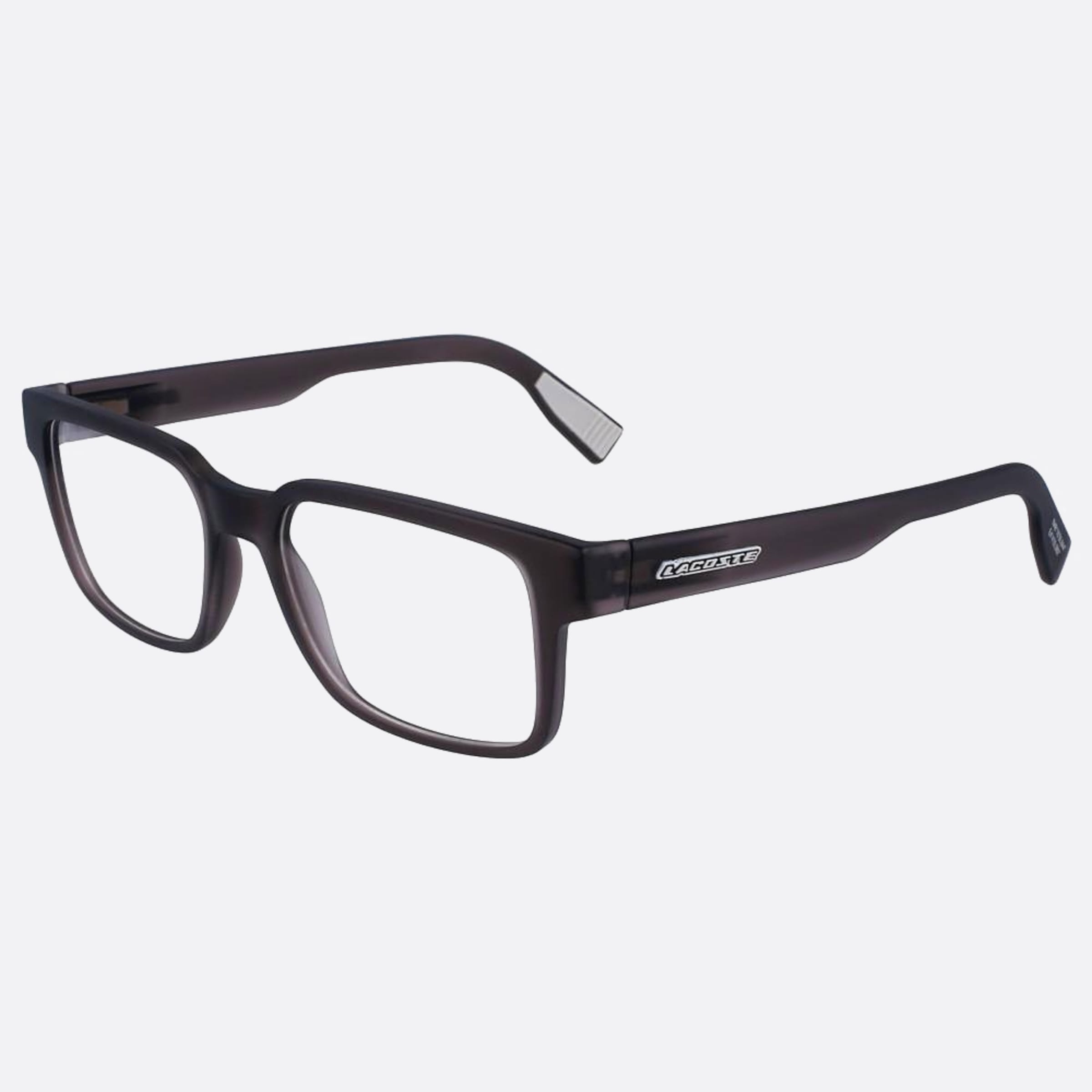 Lacoste 53mm L2928 Grey Squared Men Eyeglasses - Side View