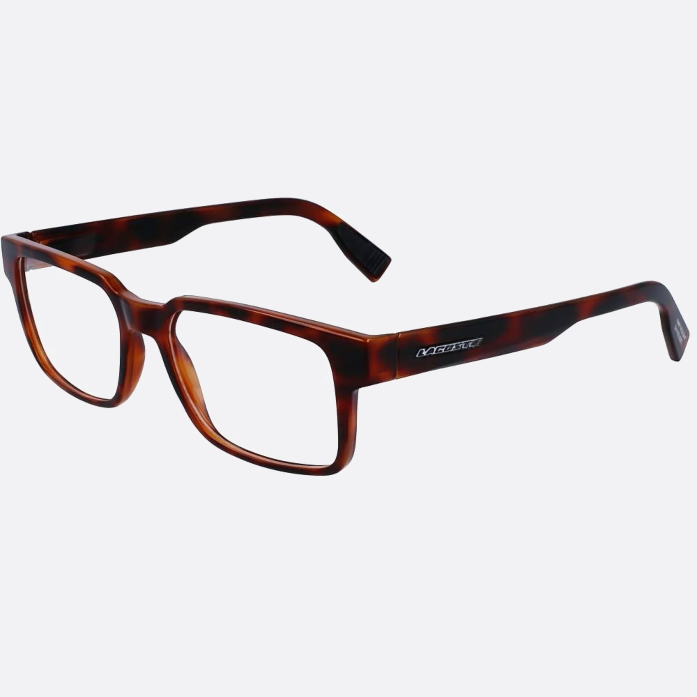 Lacoste 53mm L2928 Havana Squared Men Eyeglasses - Side View