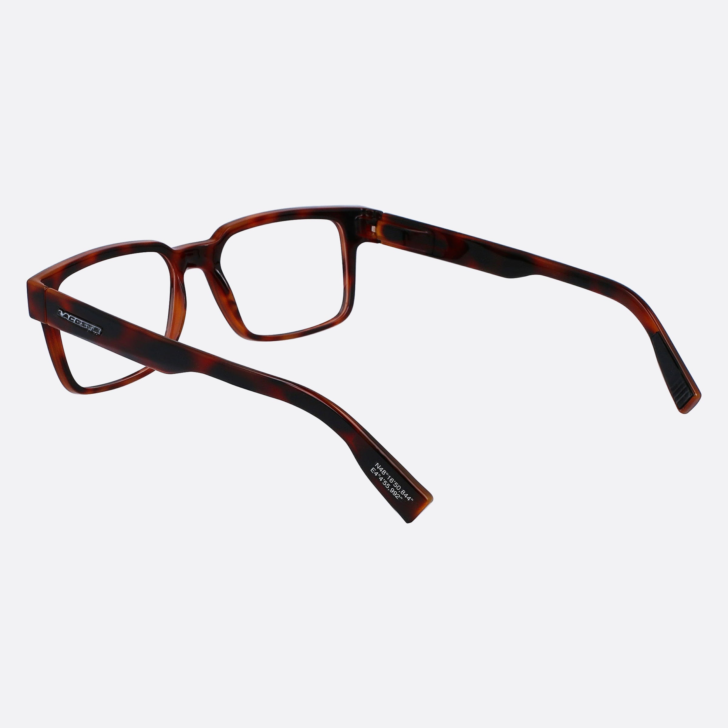 Lacoste 53mm L2928 Havana Squared Men Eyeglasses - Lifestyle Shot