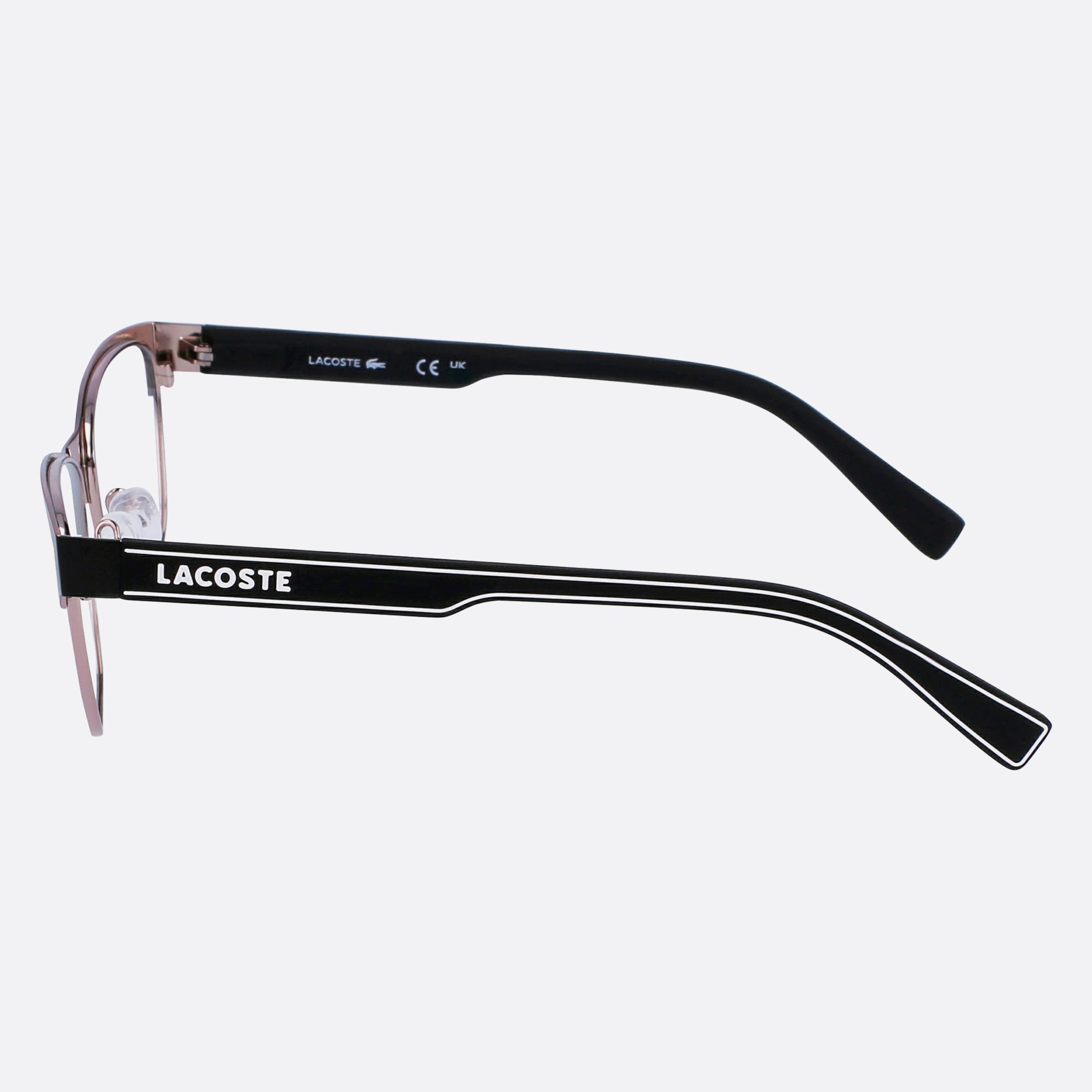 Lacoste 49mm L3112 Black Squared Children Eyeglasses - Detail View